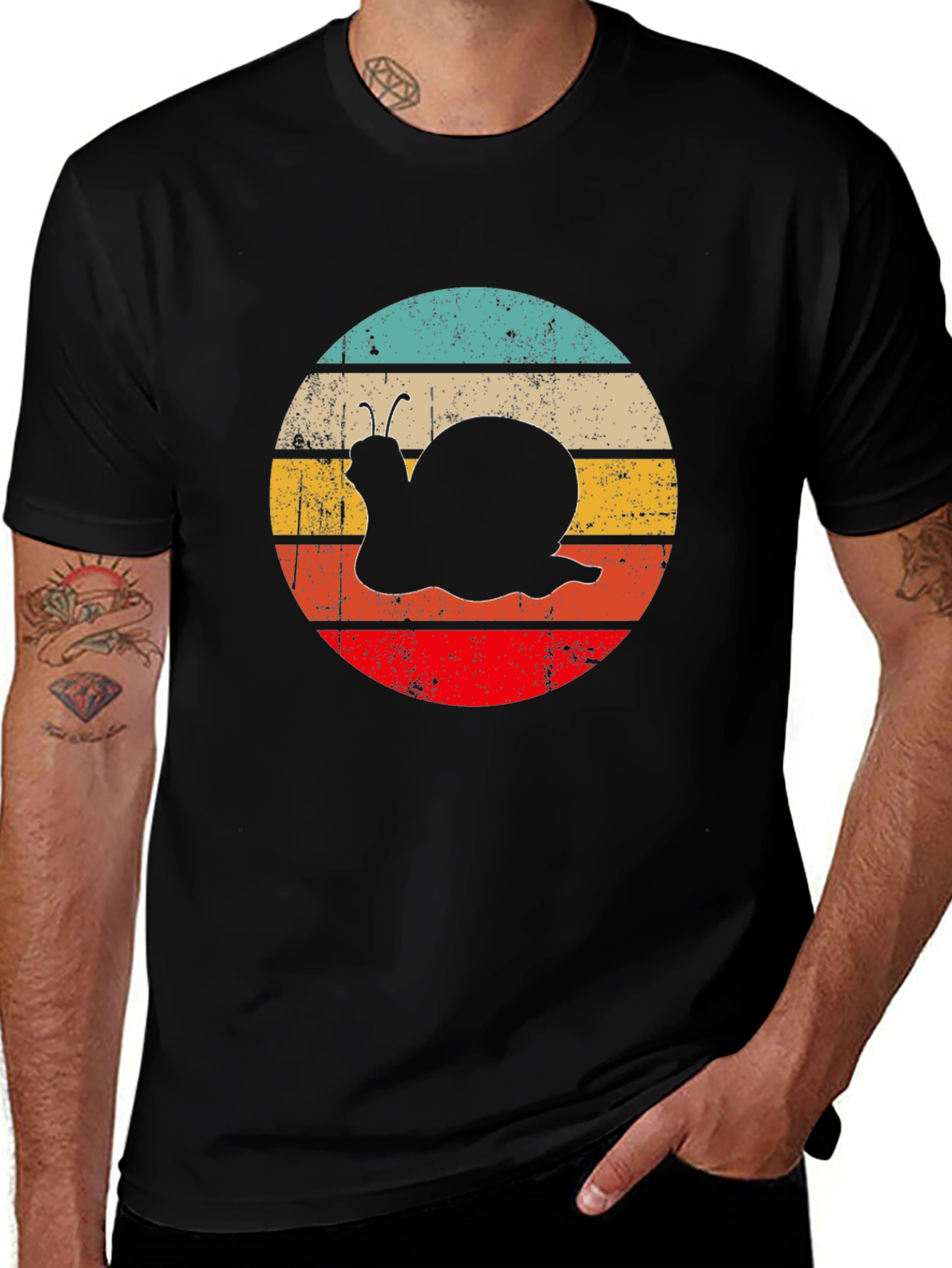 Retro Snail Graphic Tee - Cool & Comfortable
