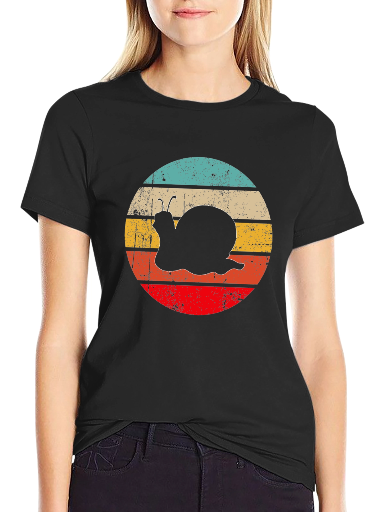 Retro Snail Graphic Tee - Cool & Comfortable