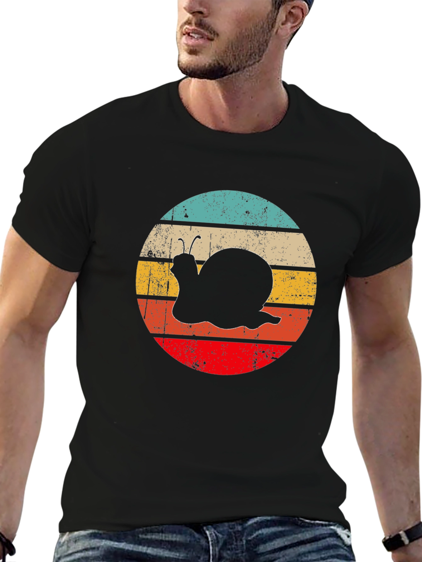 Retro Snail Graphic Tee - Cool & Comfortable