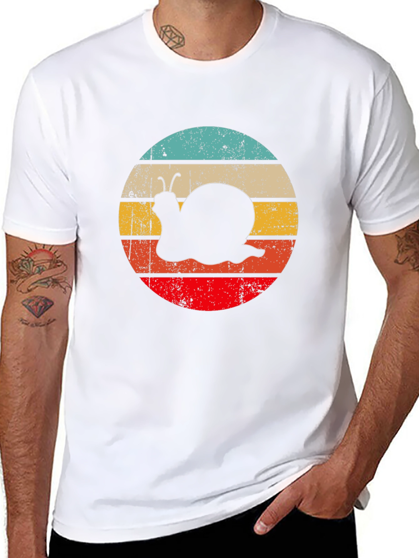 Retro Snail Graphic Tee - Cool & Comfortable