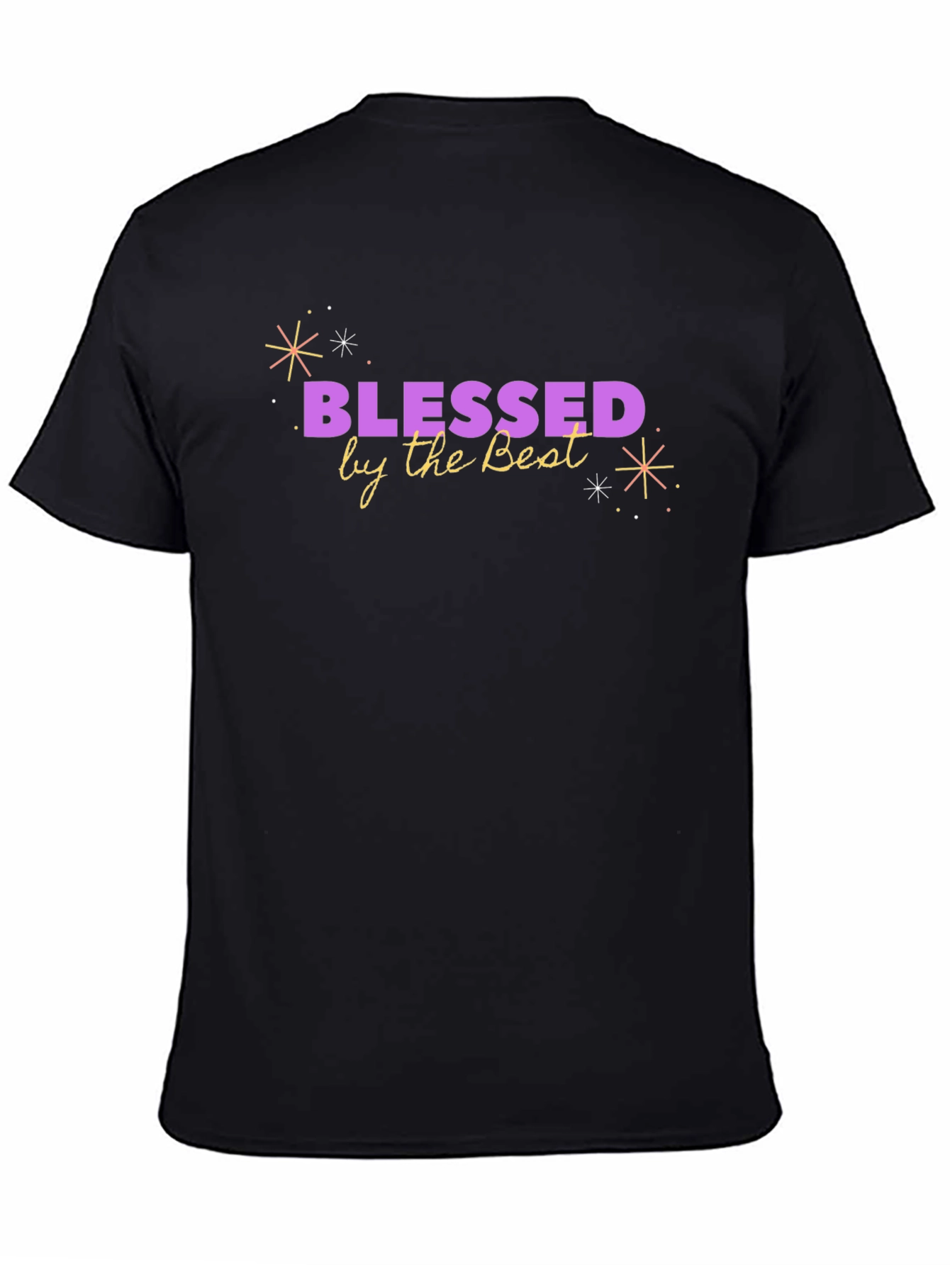 Blessed by the Best Graphic T-Shirt - Black