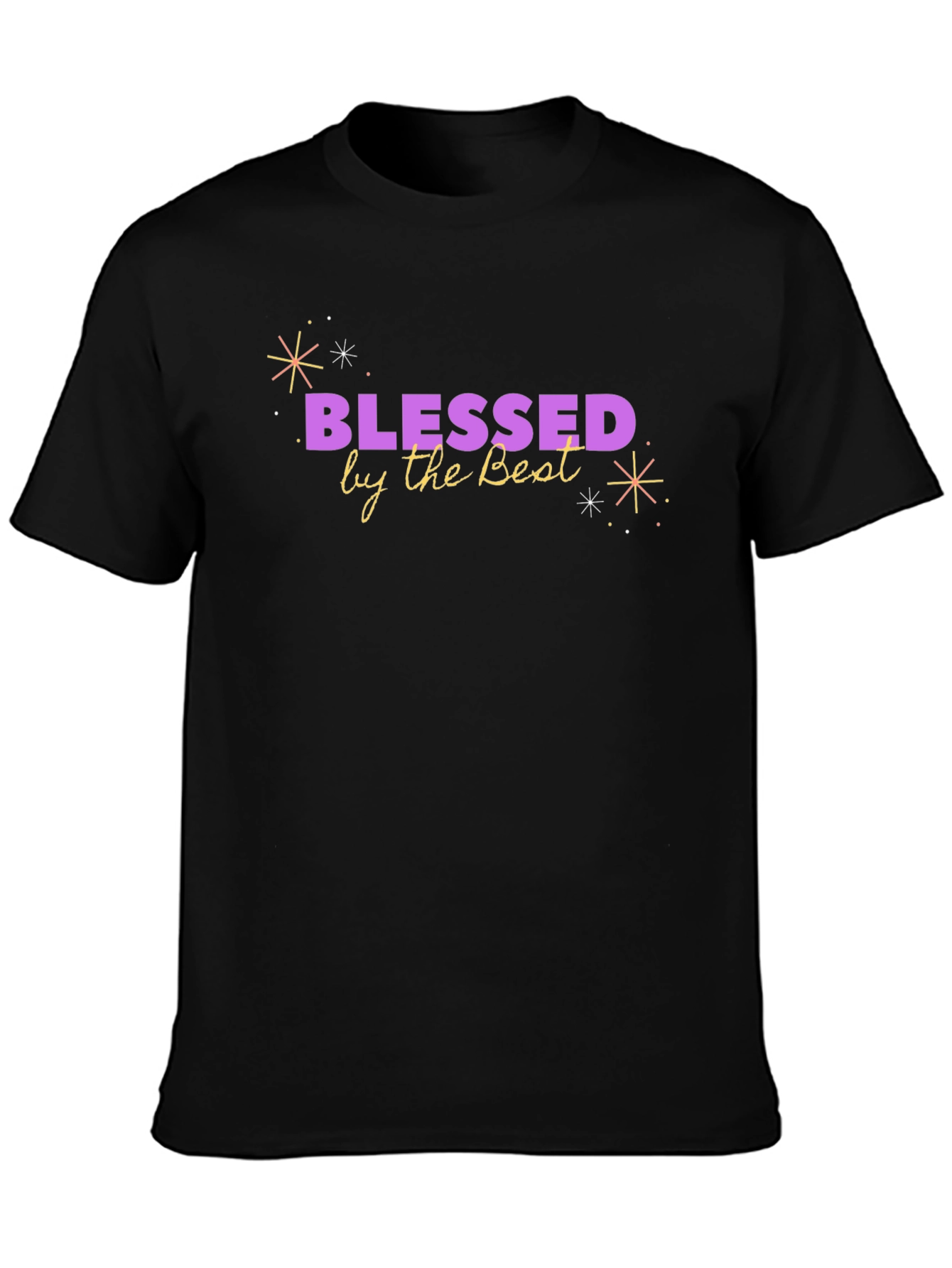 Blessed by the Best Graphic T-Shirt - Black
