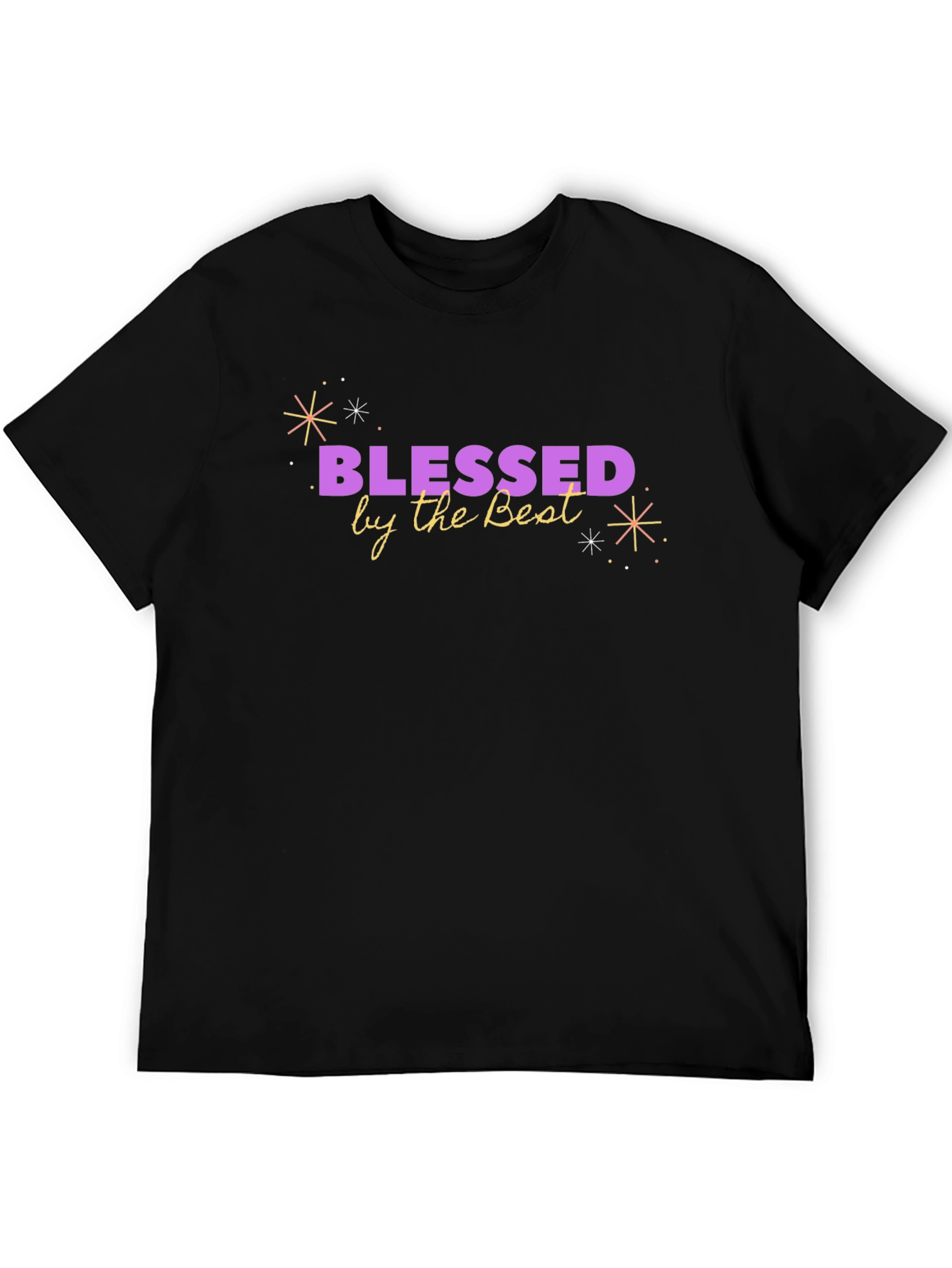 Blessed by the Best Graphic T-Shirt - Black