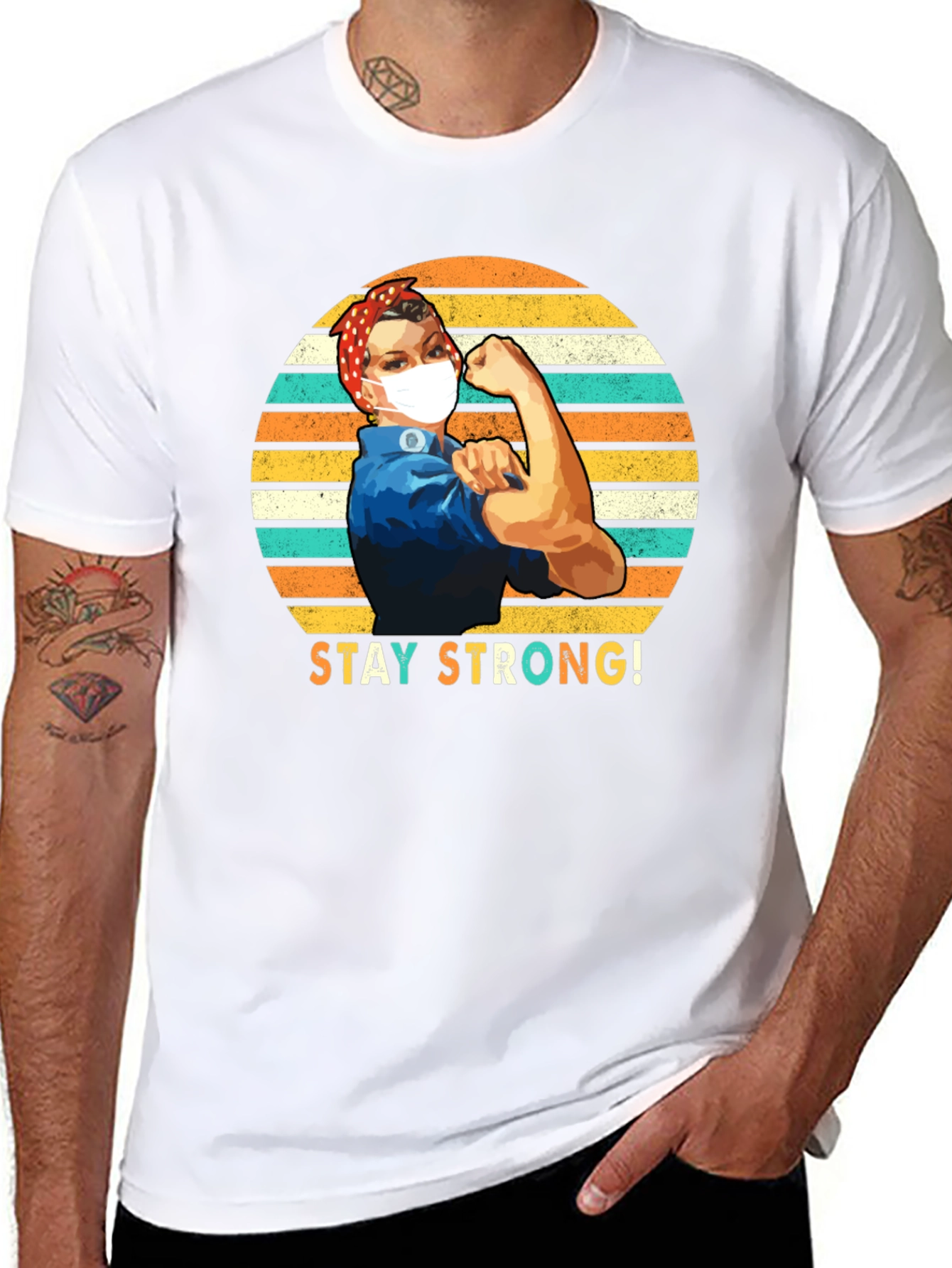 Rosie the Riveter Stay Strong T-Shirt