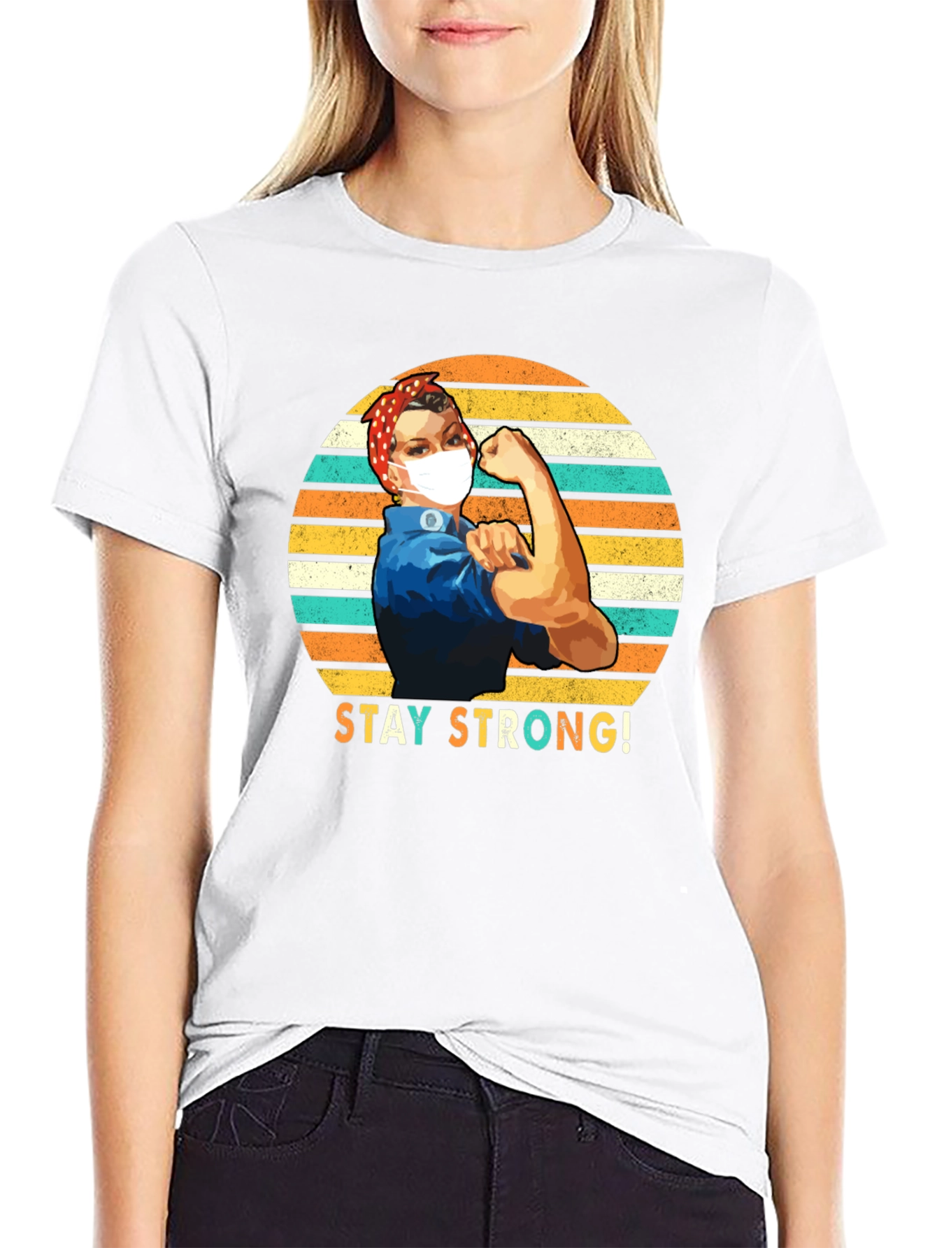 Rosie the Riveter Stay Strong T-Shirt