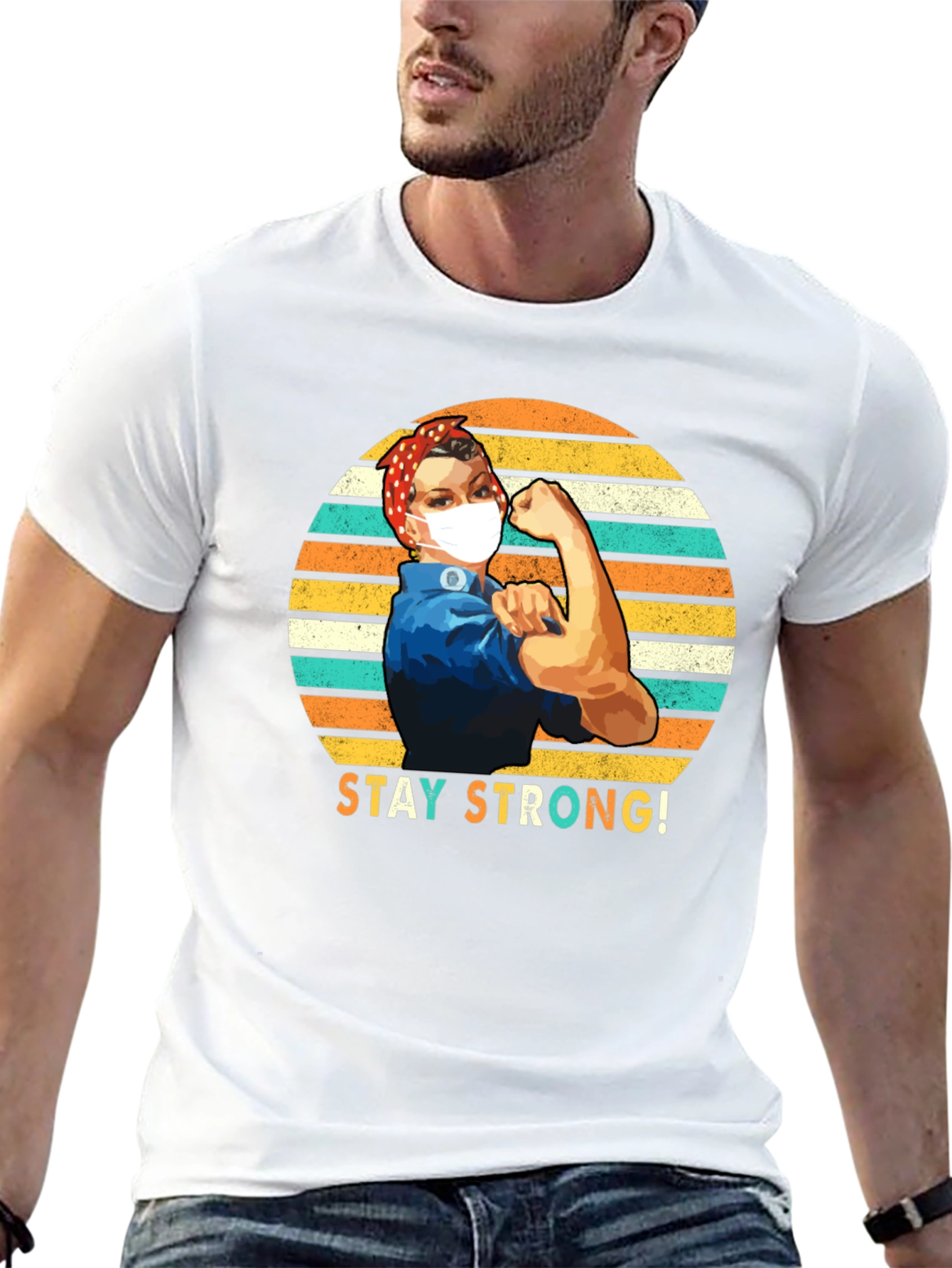 Rosie the Riveter Stay Strong T-Shirt
