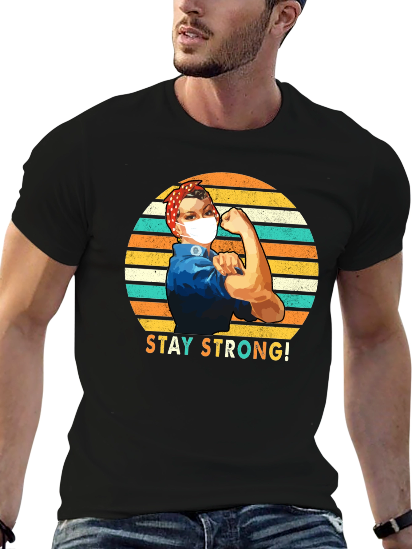 Rosie the Riveter Stay Strong T-Shirt