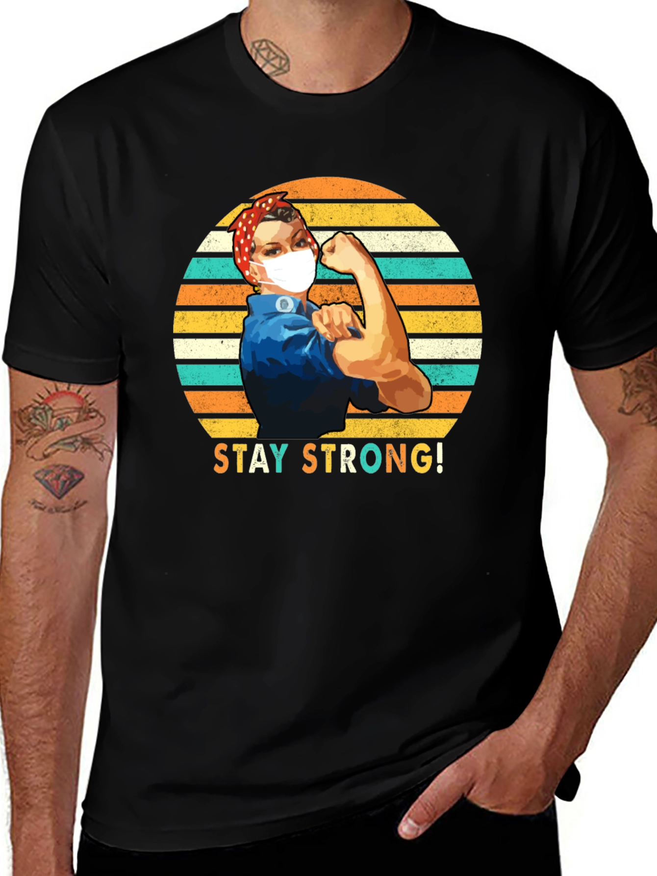 Rosie the Riveter Stay Strong T-Shirt