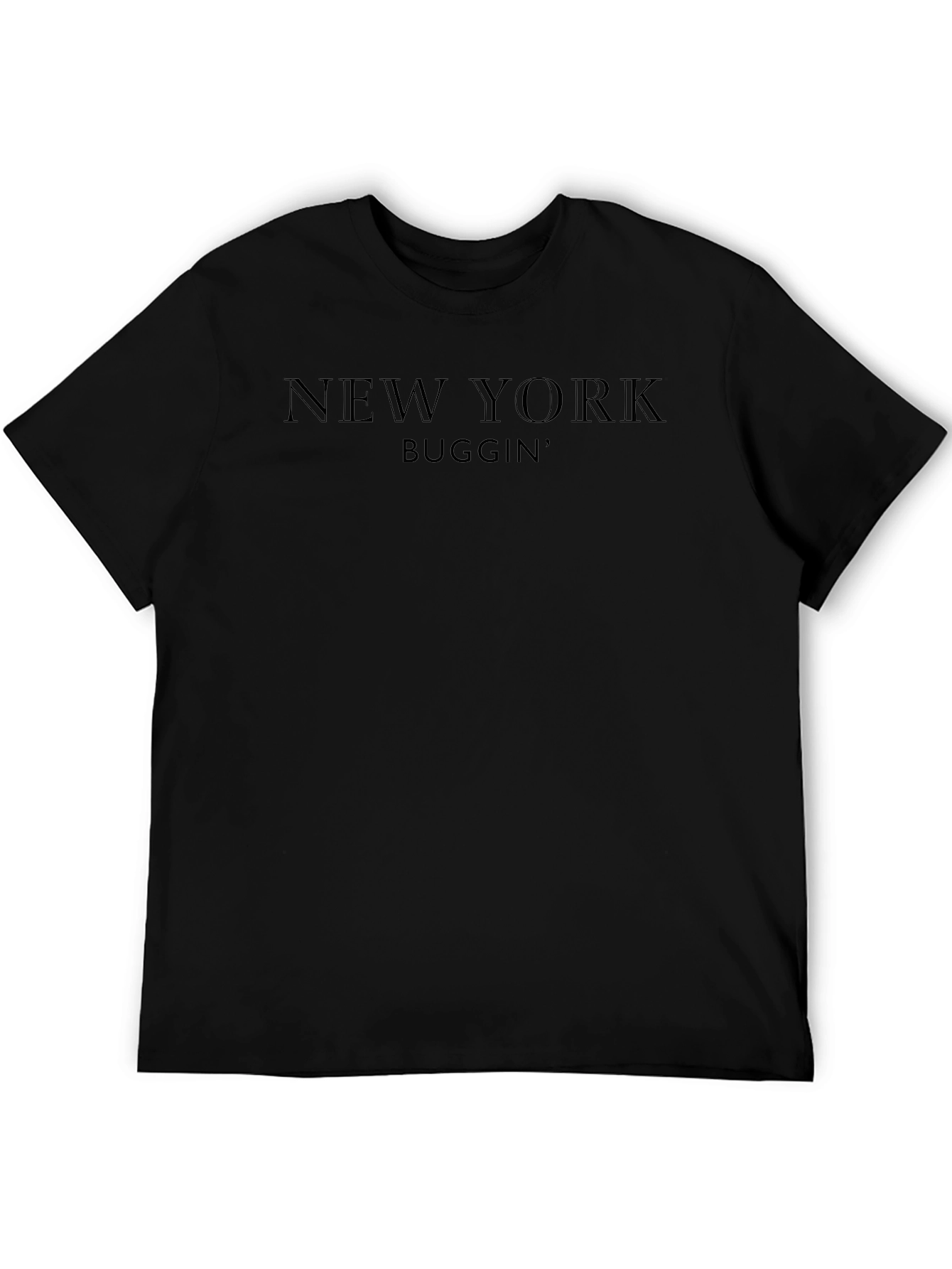 New York Buggin Black Graphic Tee