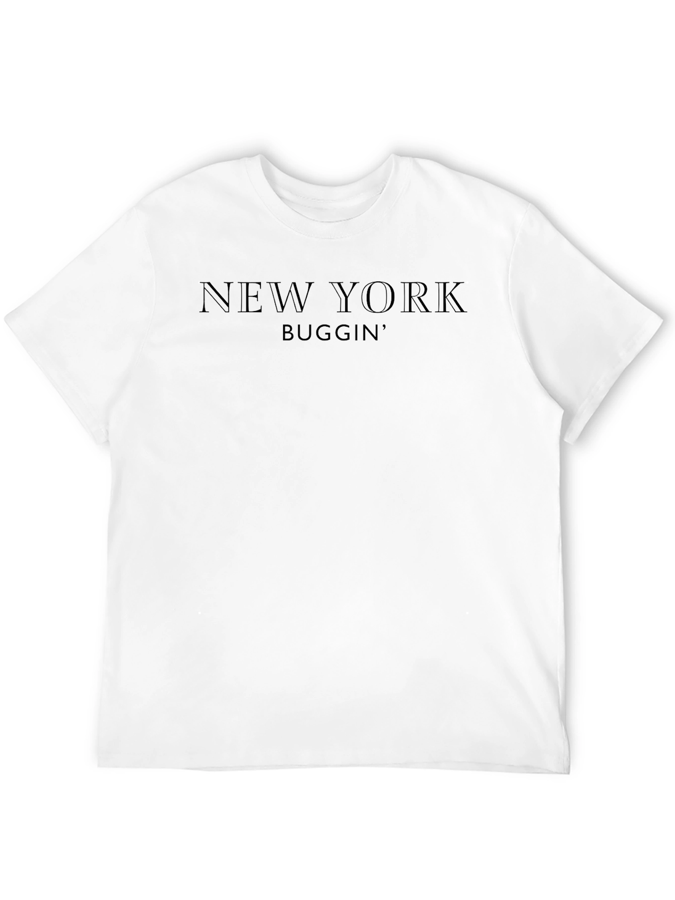 New York Buggin Black Graphic Tee