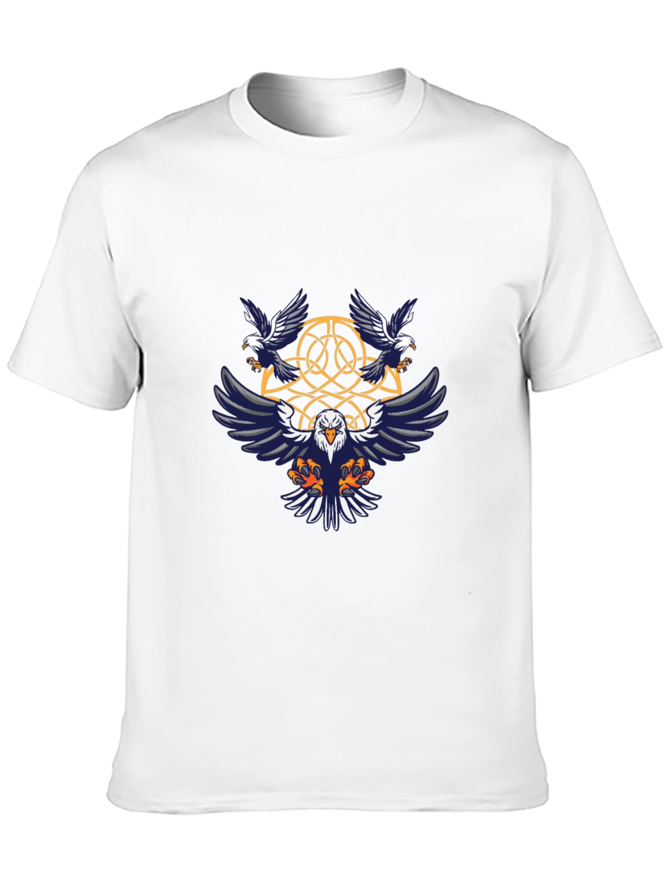 Eagle Celtic Knot Graphic Tee - Black