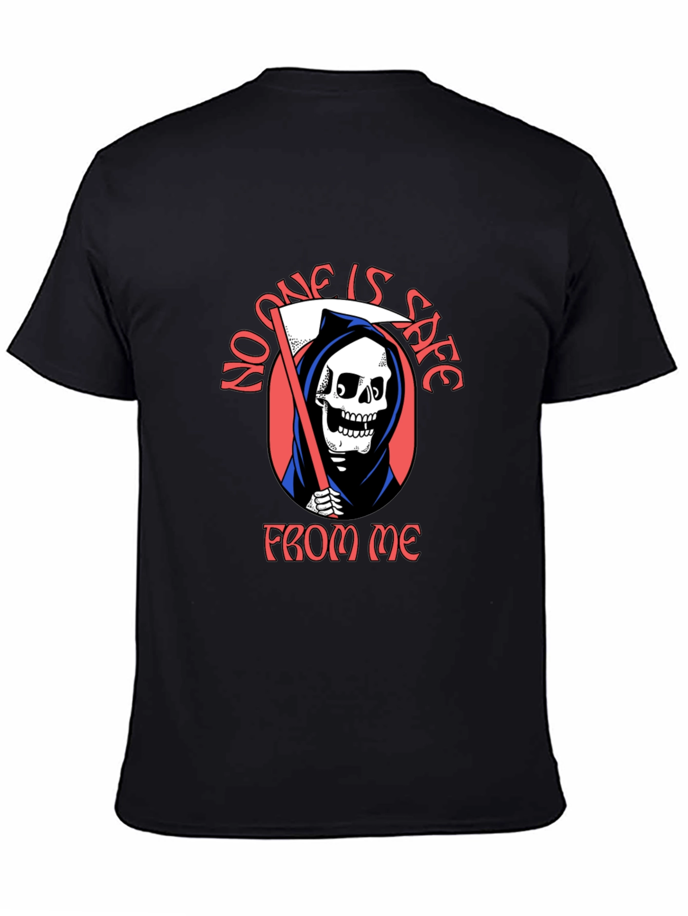 Grim Reaper Graphic Tee - No One Is Safe