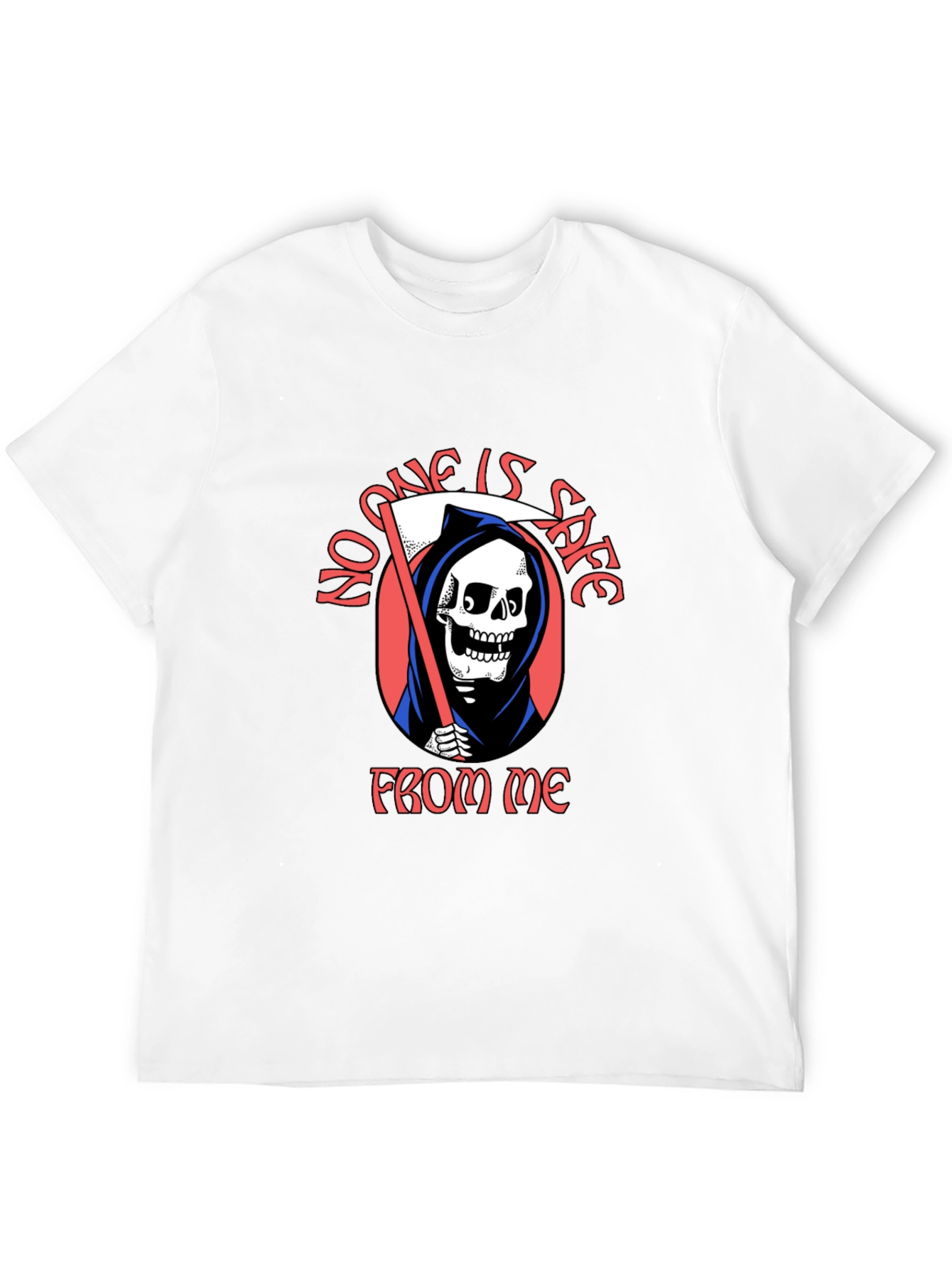 Grim Reaper Graphic Tee - No One Is Safe