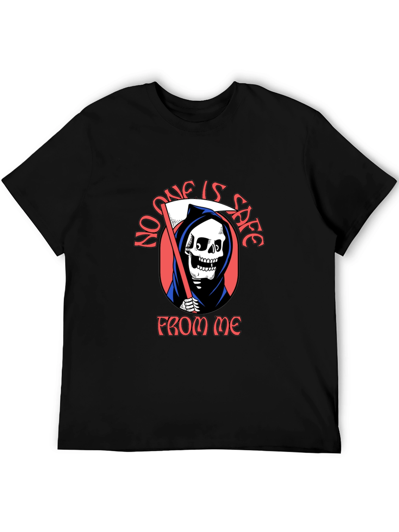 Grim Reaper Graphic Tee - No One Is Safe