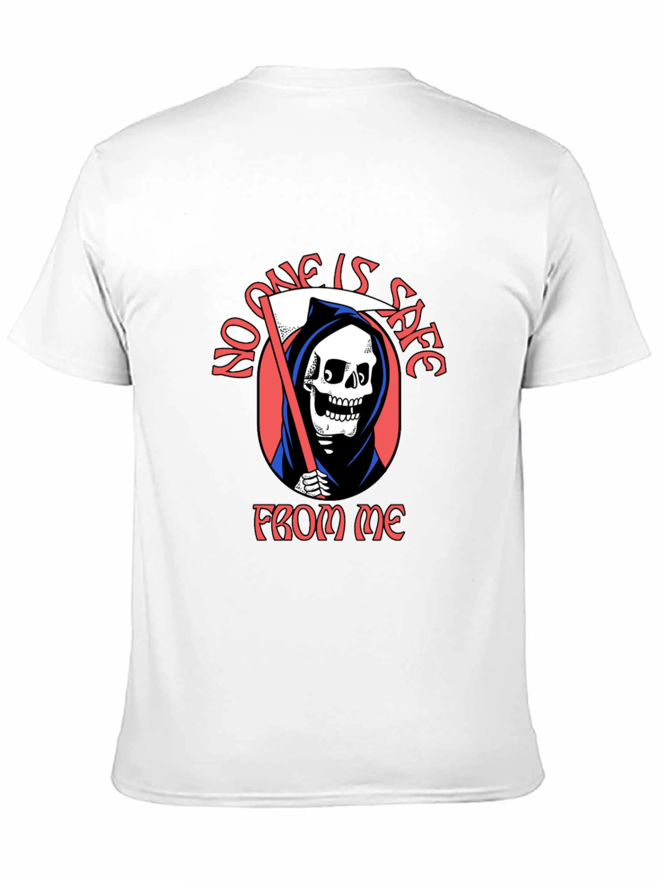 Grim Reaper Graphic Tee - No One Is Safe
