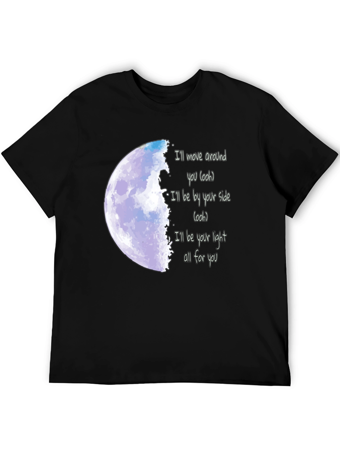 Moonlight Serenade Tee - Lyrics T-Shirt