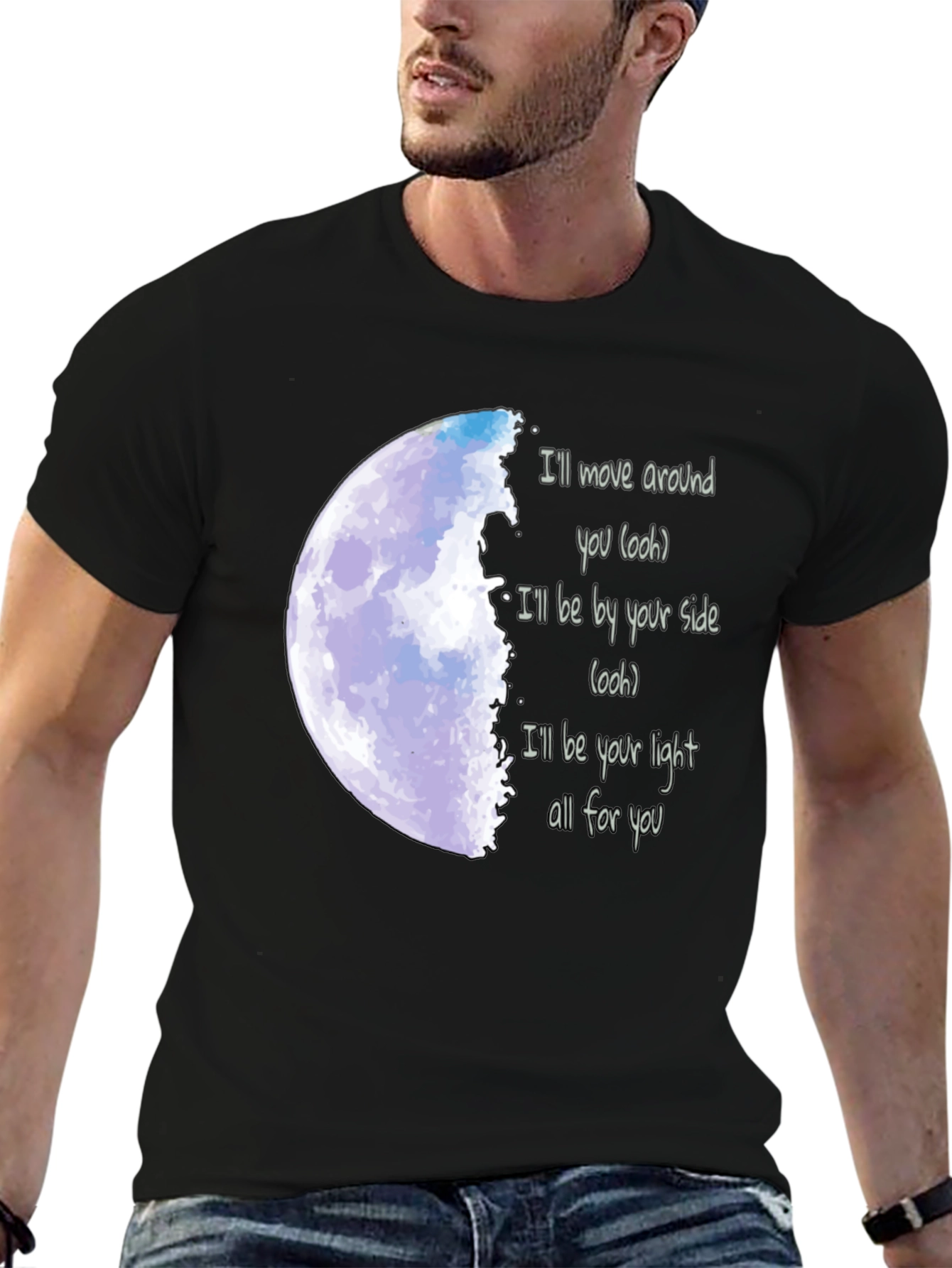 Moonlight Serenade Tee - Lyrics T-Shirt