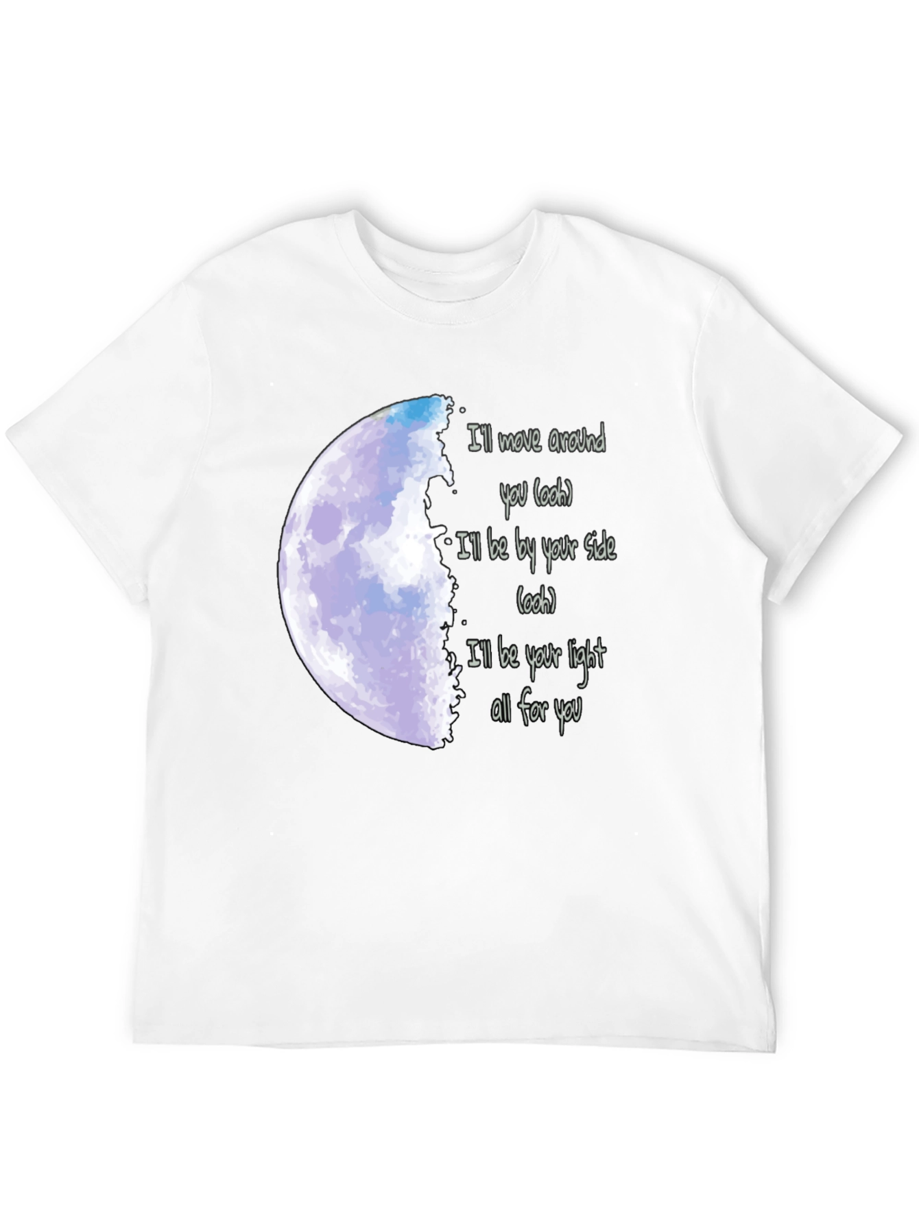 Moonlight Serenade Tee - Lyrics T-Shirt