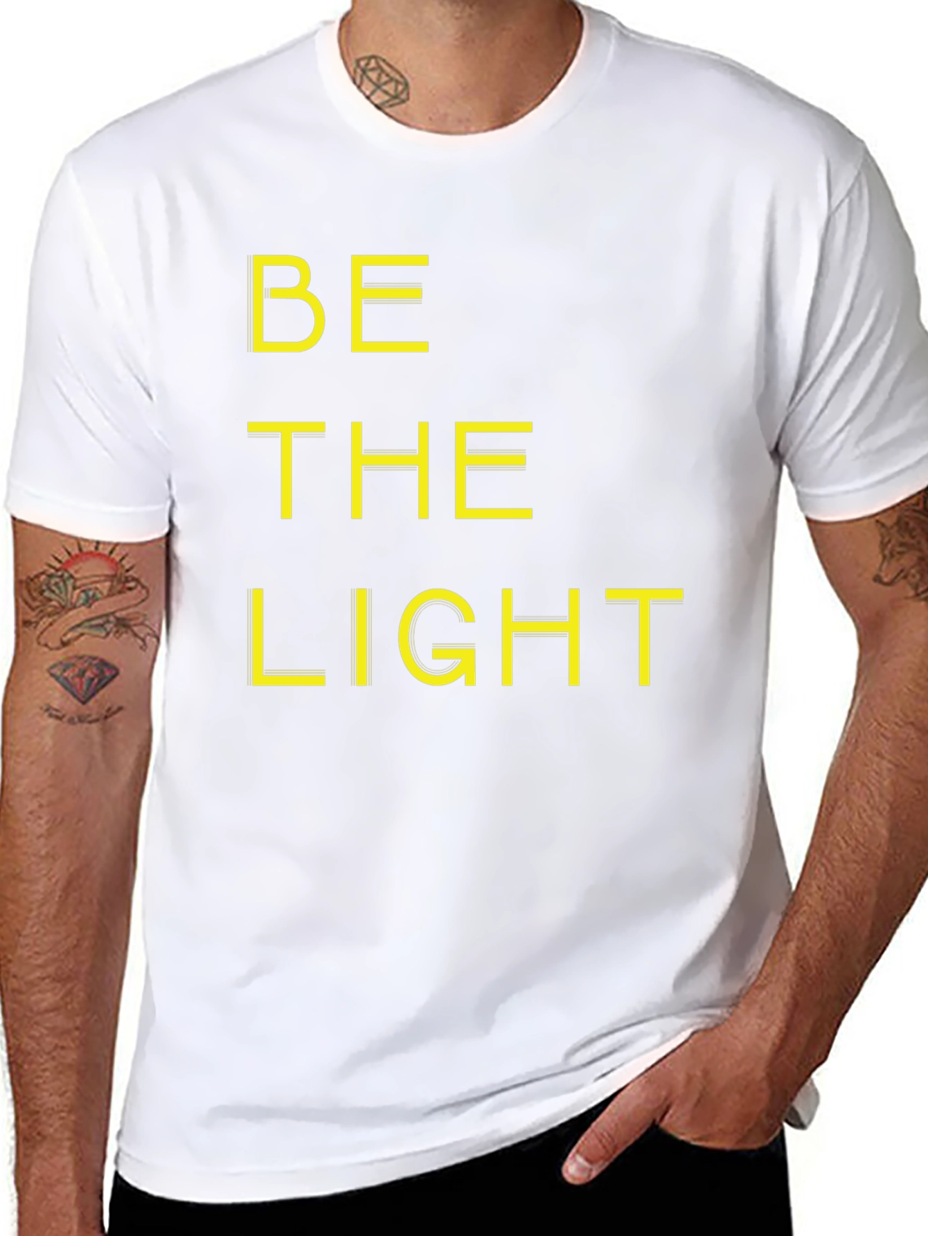 Be The Light Graphic T-Shirt - Black