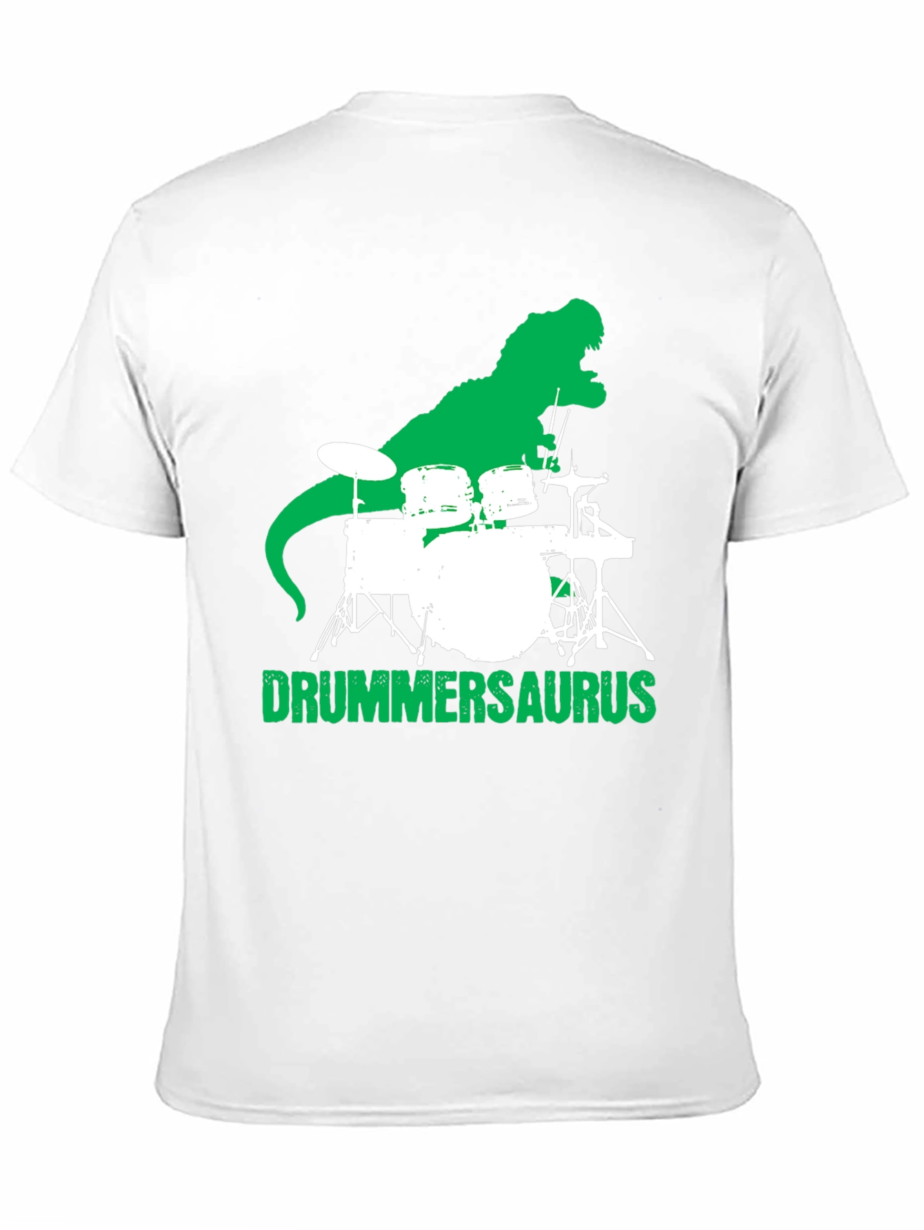 Drummersaurus T-Shirt - Black Cotton Graphic Tee
