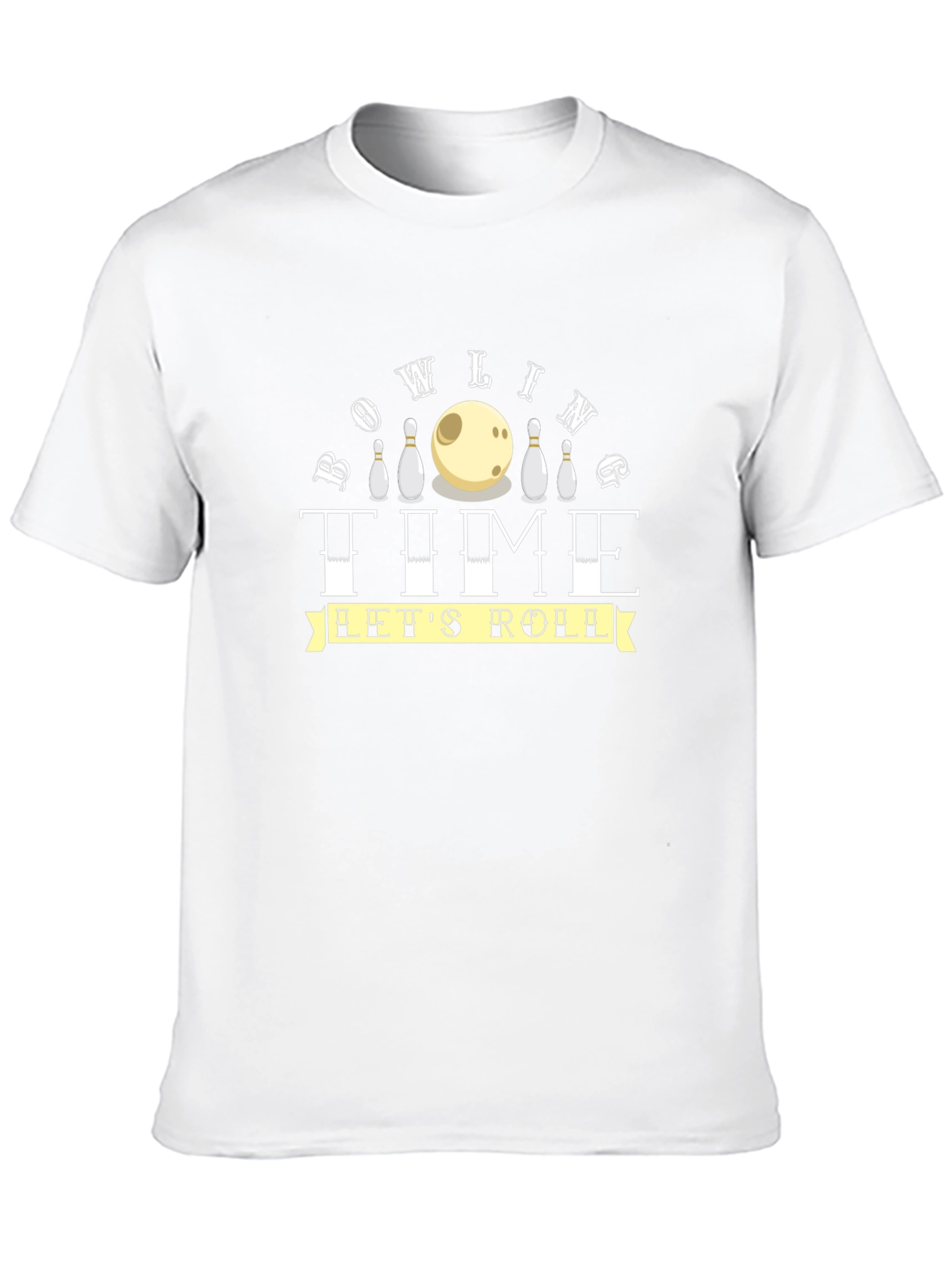 Bowling Time Lets Roll Graphic Tee