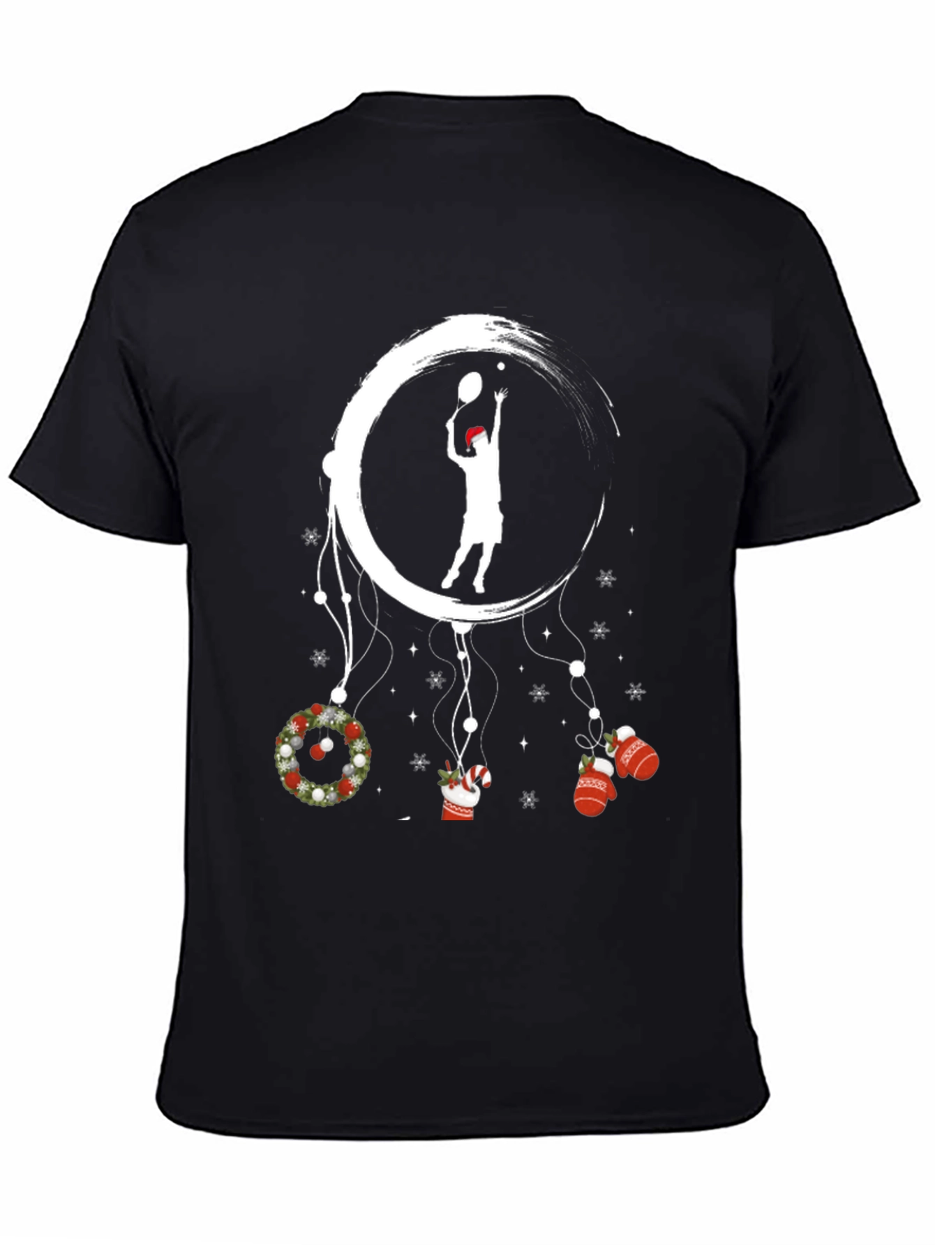 Christmas Tennis Dream Catcher T-Shirt