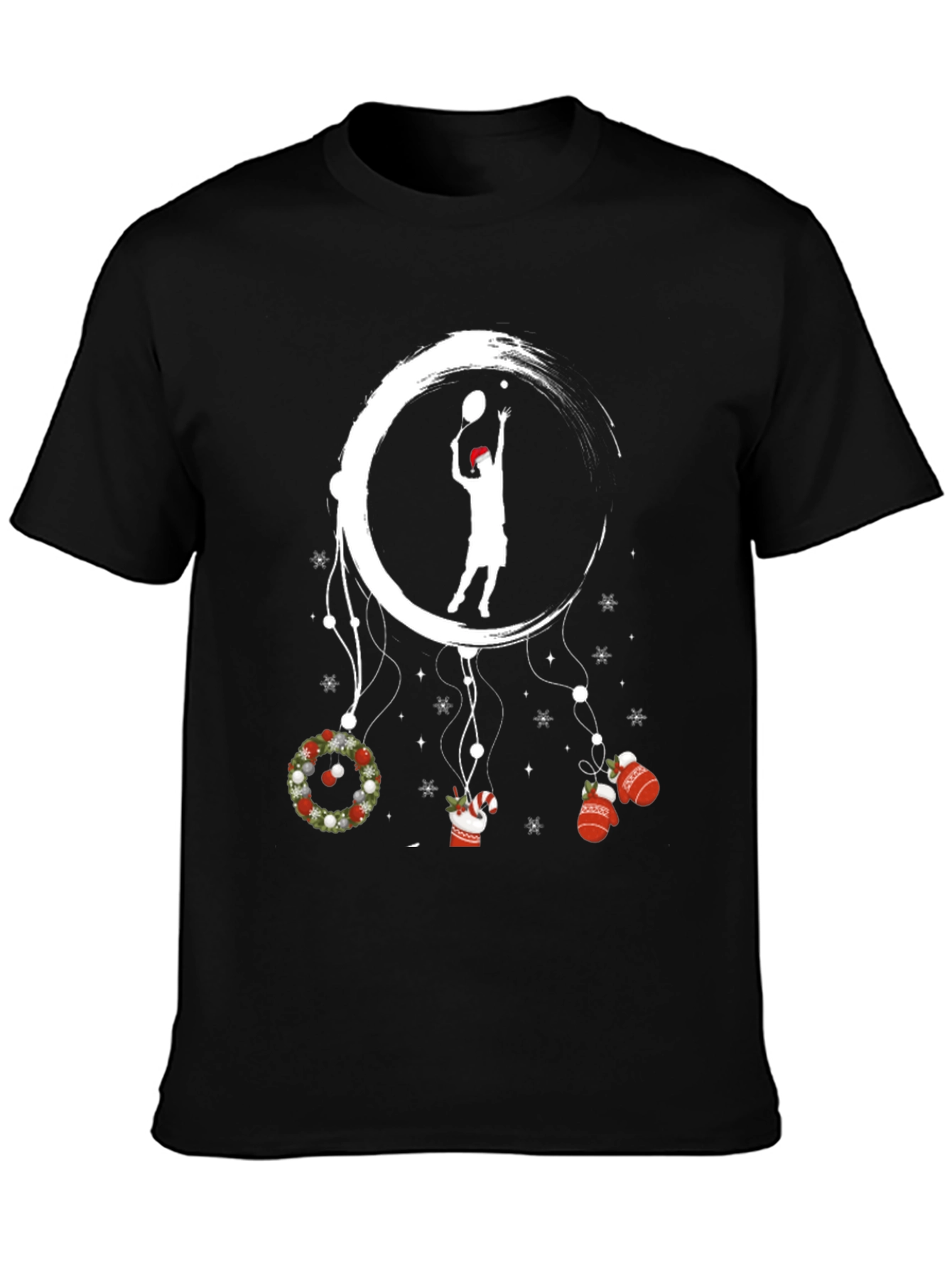 Christmas Tennis Dream Catcher T-Shirt