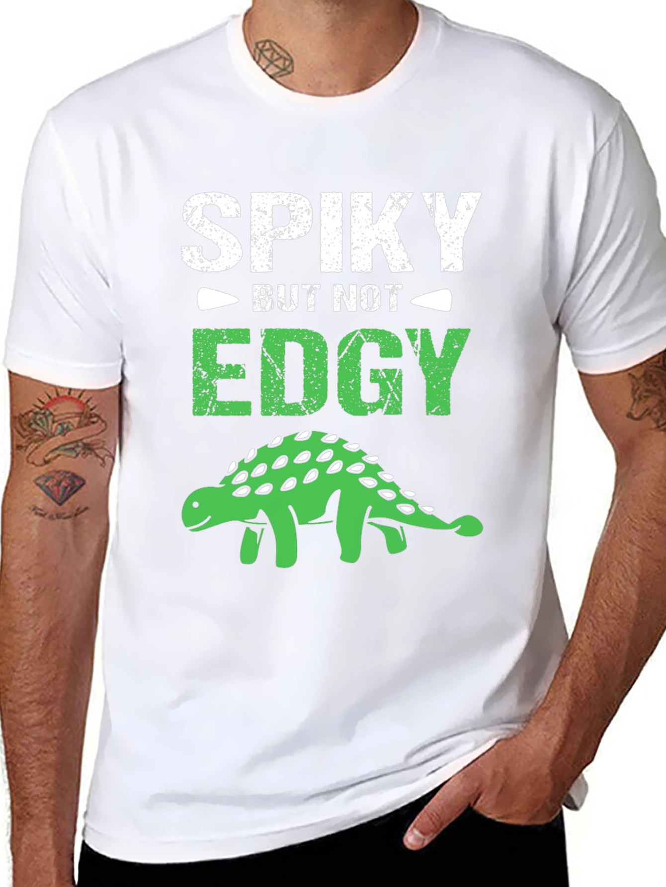 Spiky But Not Edgy Dinosaur T-Shirt