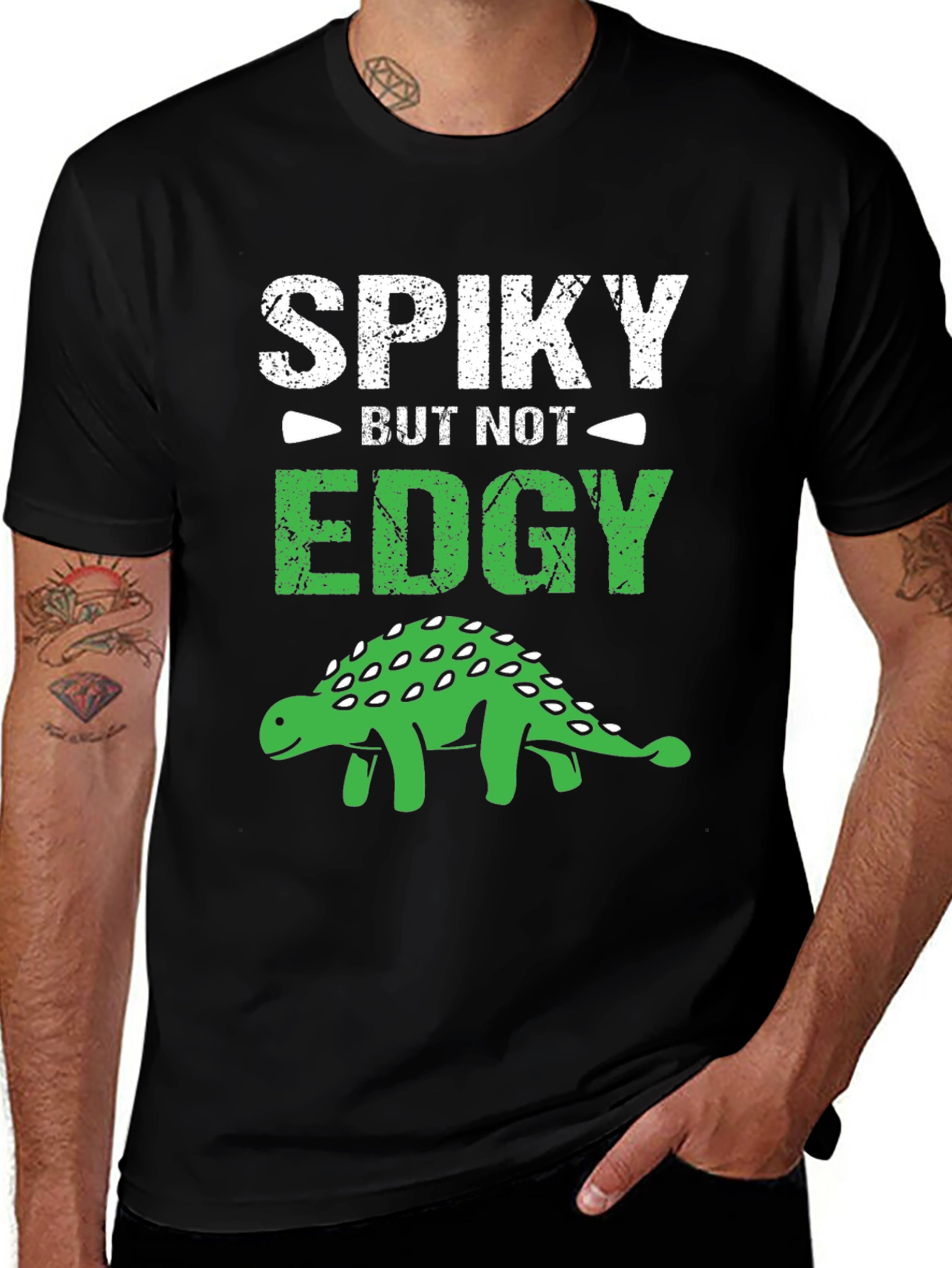 Spiky But Not Edgy Dinosaur T-Shirt
