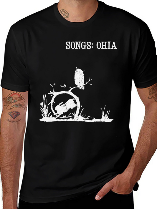 Songs: Ohia T-Shirt Black Graphic Tee