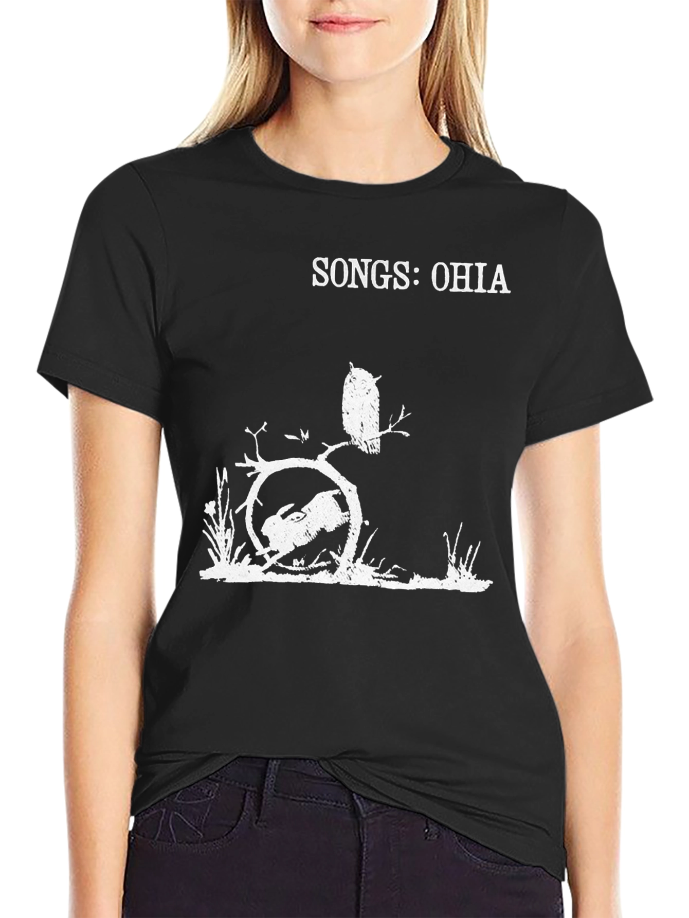 Songs: Ohia T-Shirt Black Graphic Tee