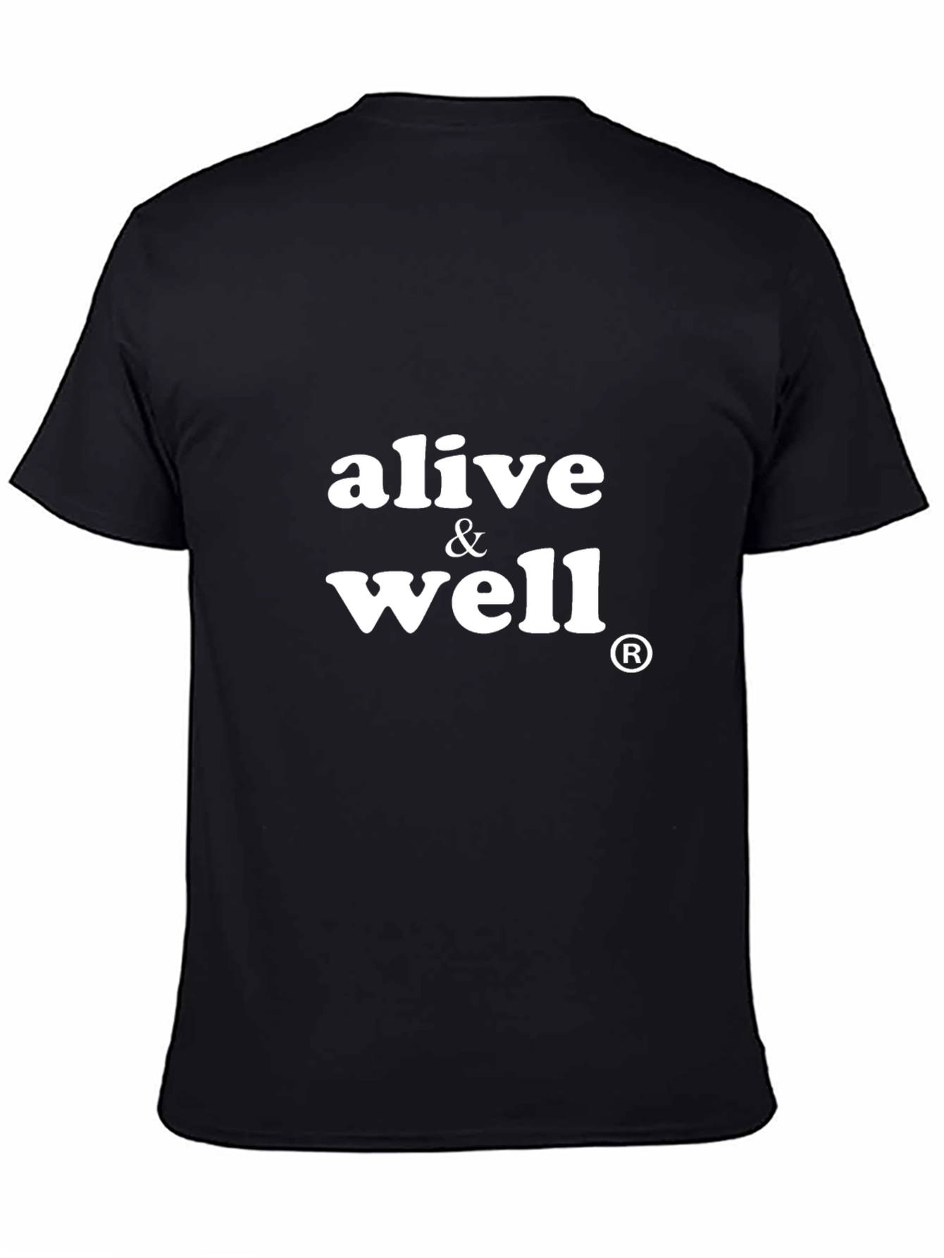 Alive & Well Black Graphic Tee