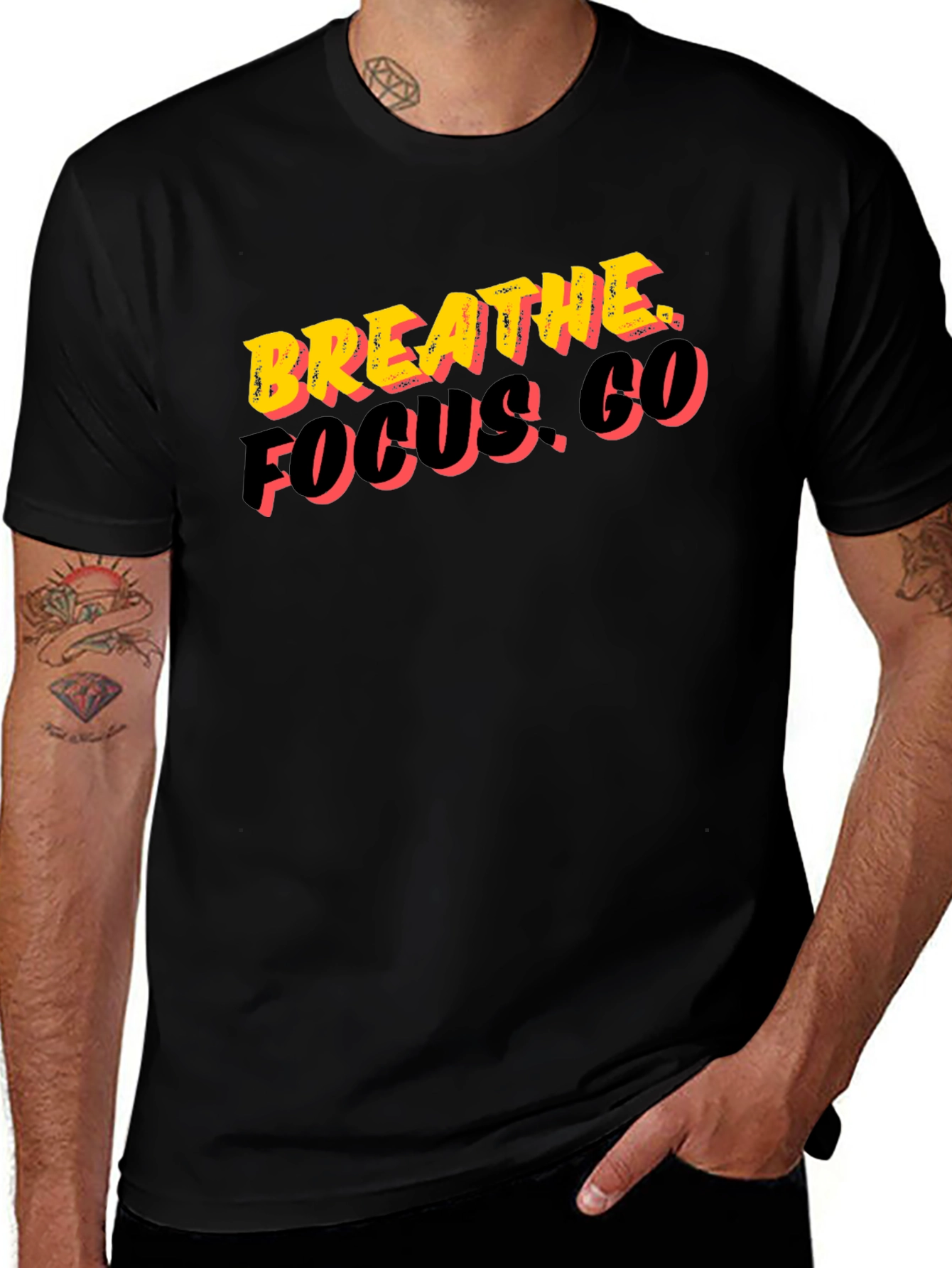 Breathe Focus. Go. Graphic Tee