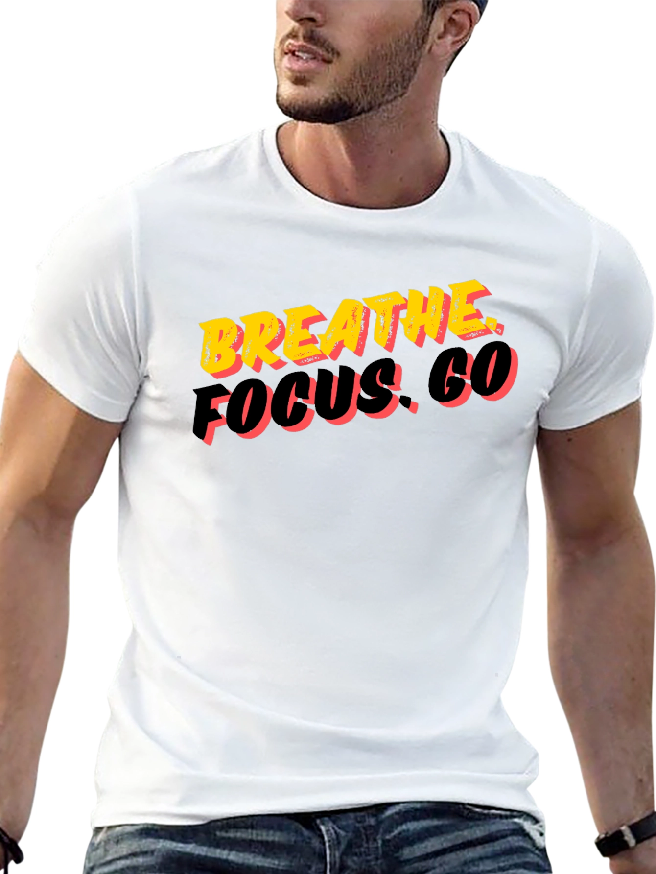 Breathe Focus. Go. Graphic Tee