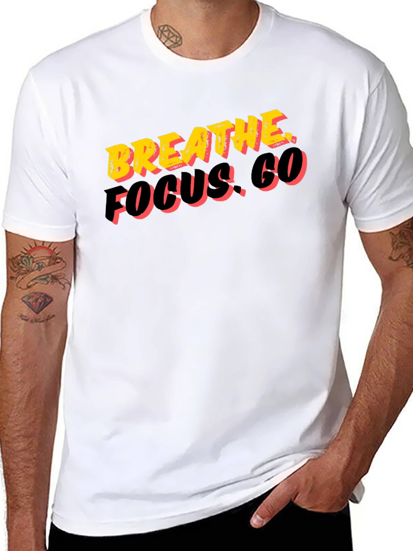 Breathe Focus. Go. Graphic Tee