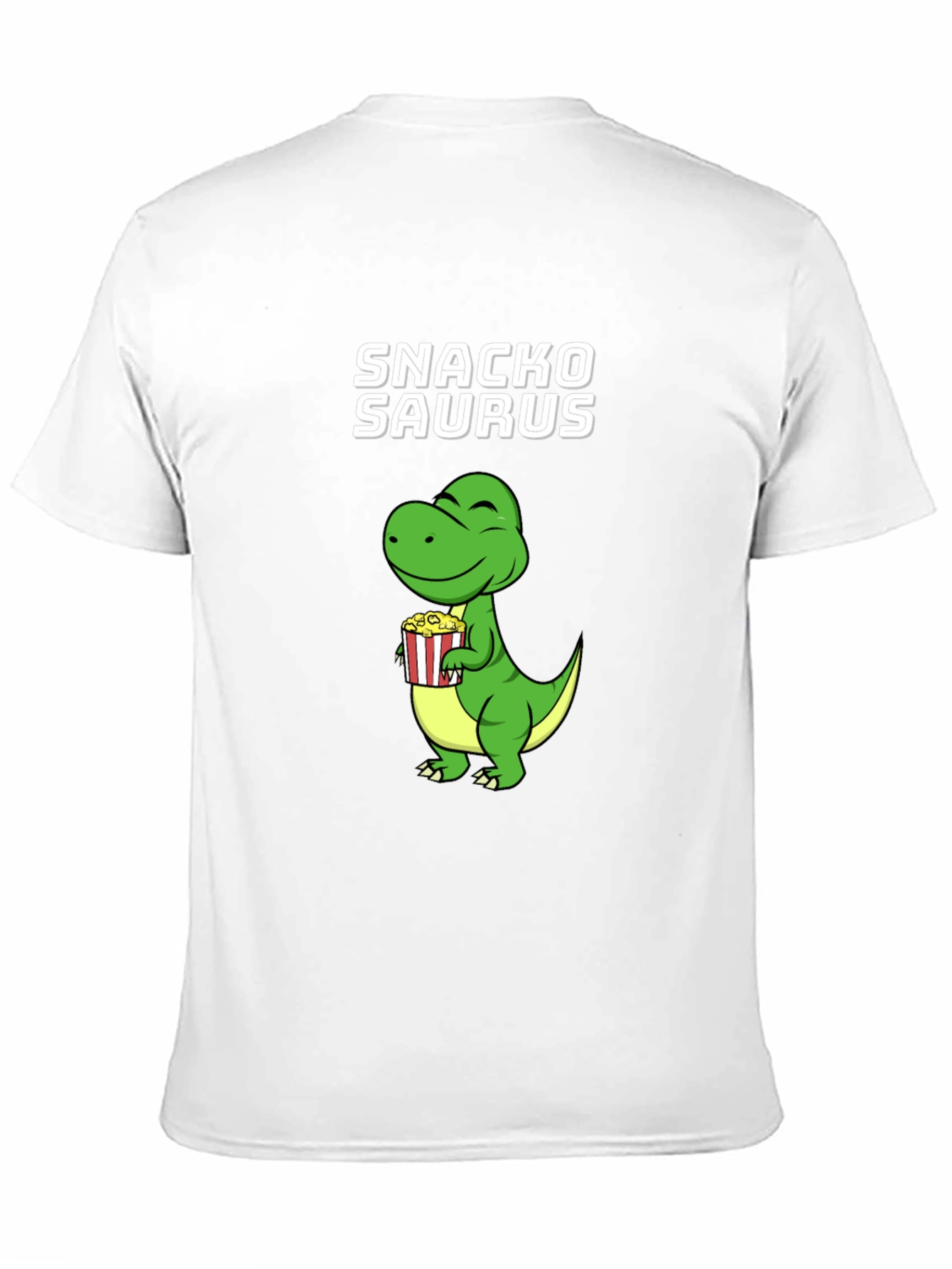 Snackosaurus T-Shirt: Funny Dinosaur Tee