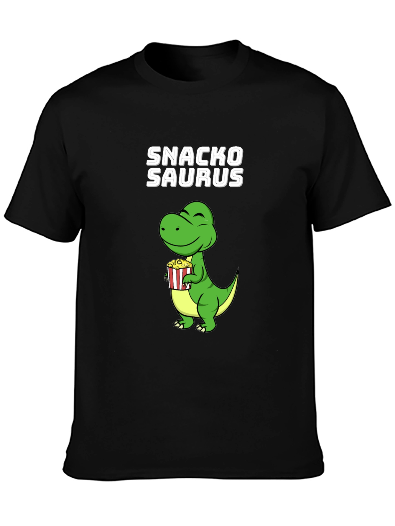 Snackosaurus T-Shirt: Funny Dinosaur Tee