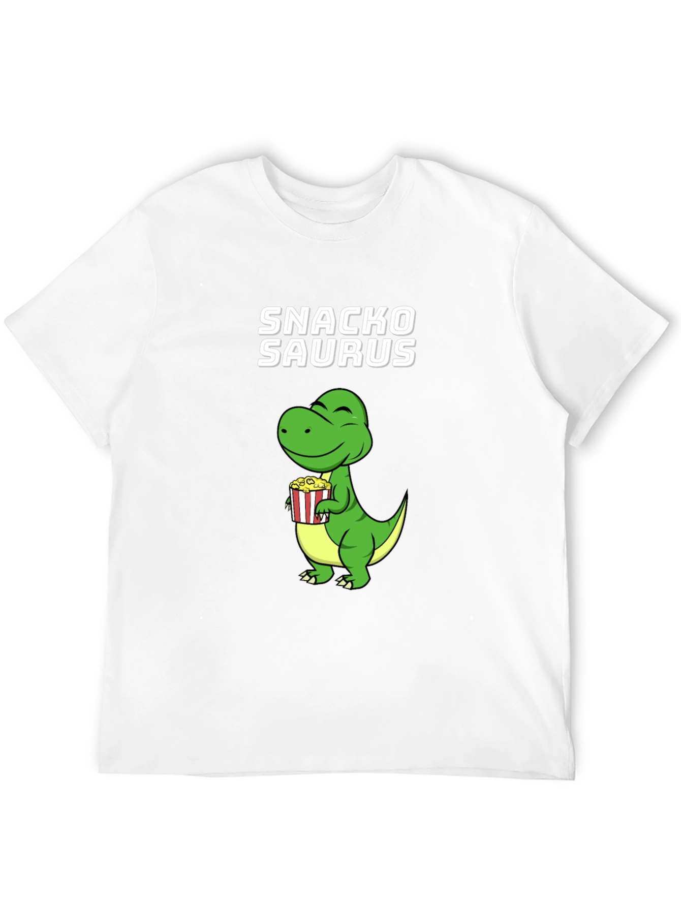 Snackosaurus T-Shirt: Funny Dinosaur Tee
