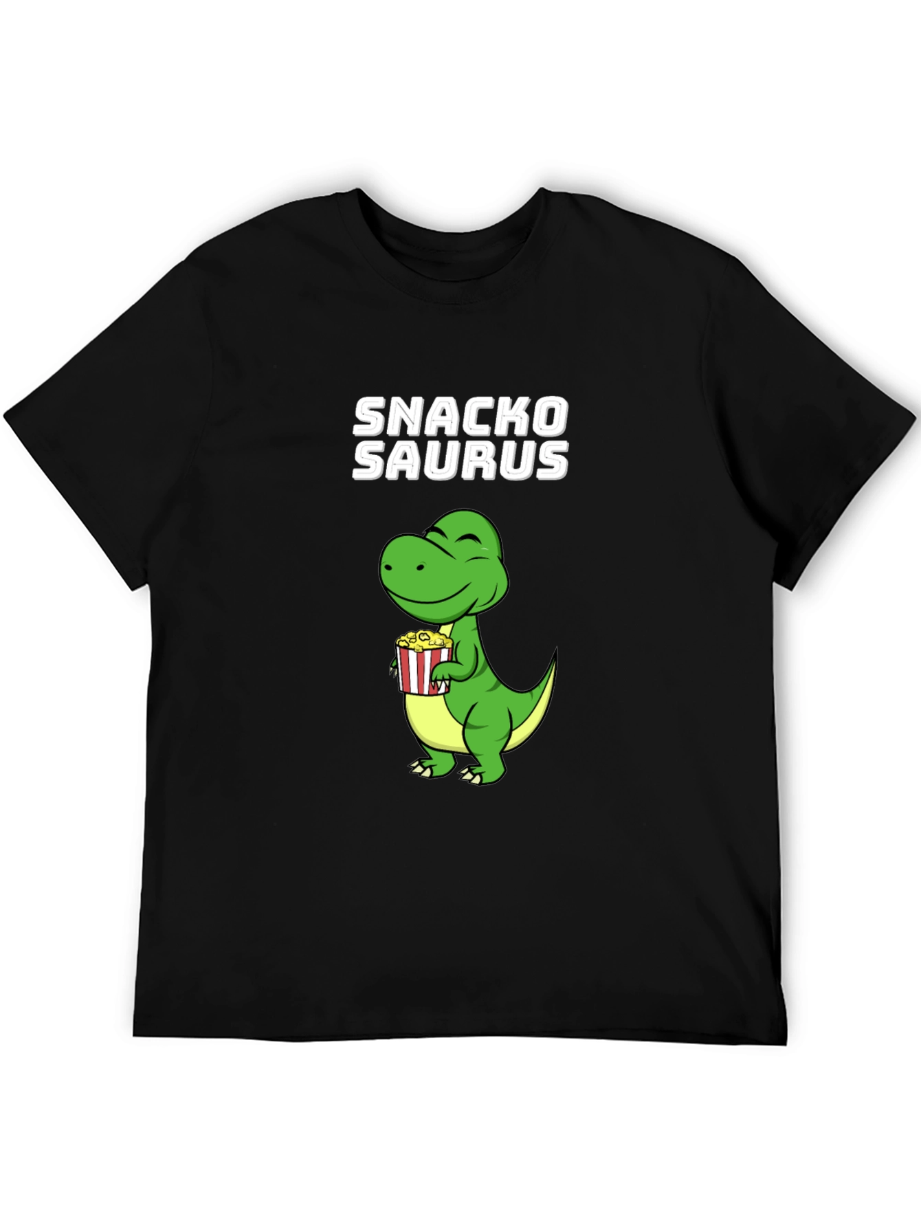Snackosaurus T-Shirt: Funny Dinosaur Tee