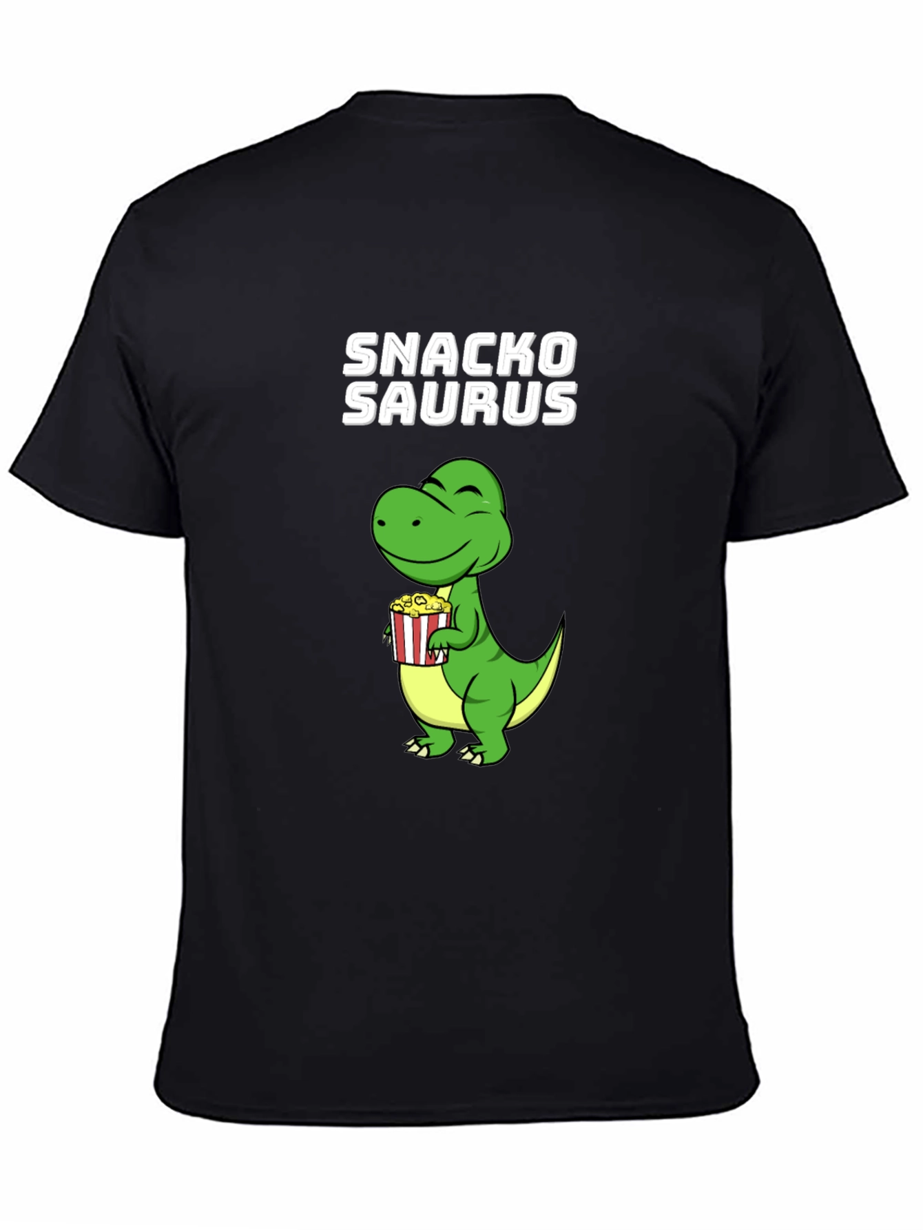 Snackosaurus T-Shirt: Funny Dinosaur Tee