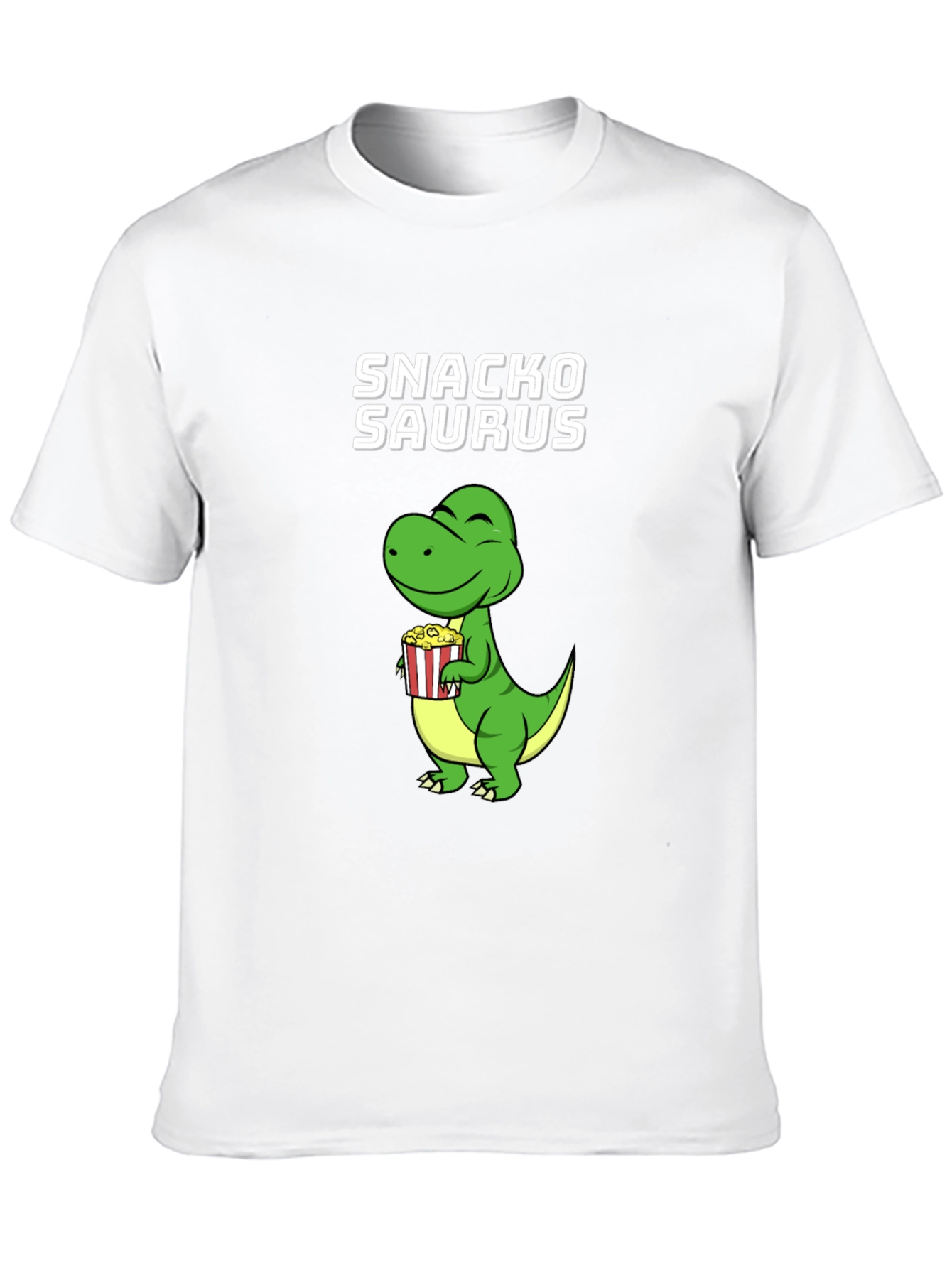 Snackosaurus T-Shirt: Funny Dinosaur Tee