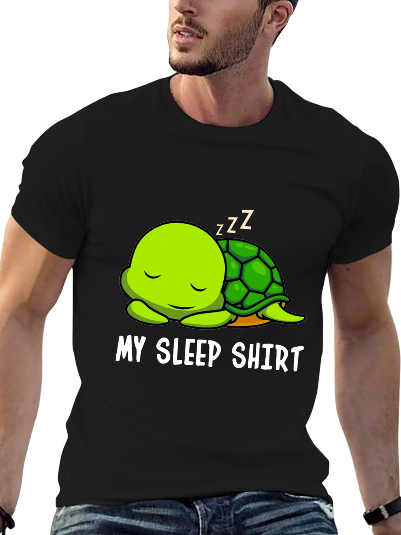 My Sleep Shirt - Cute Turtle Graphic Tee