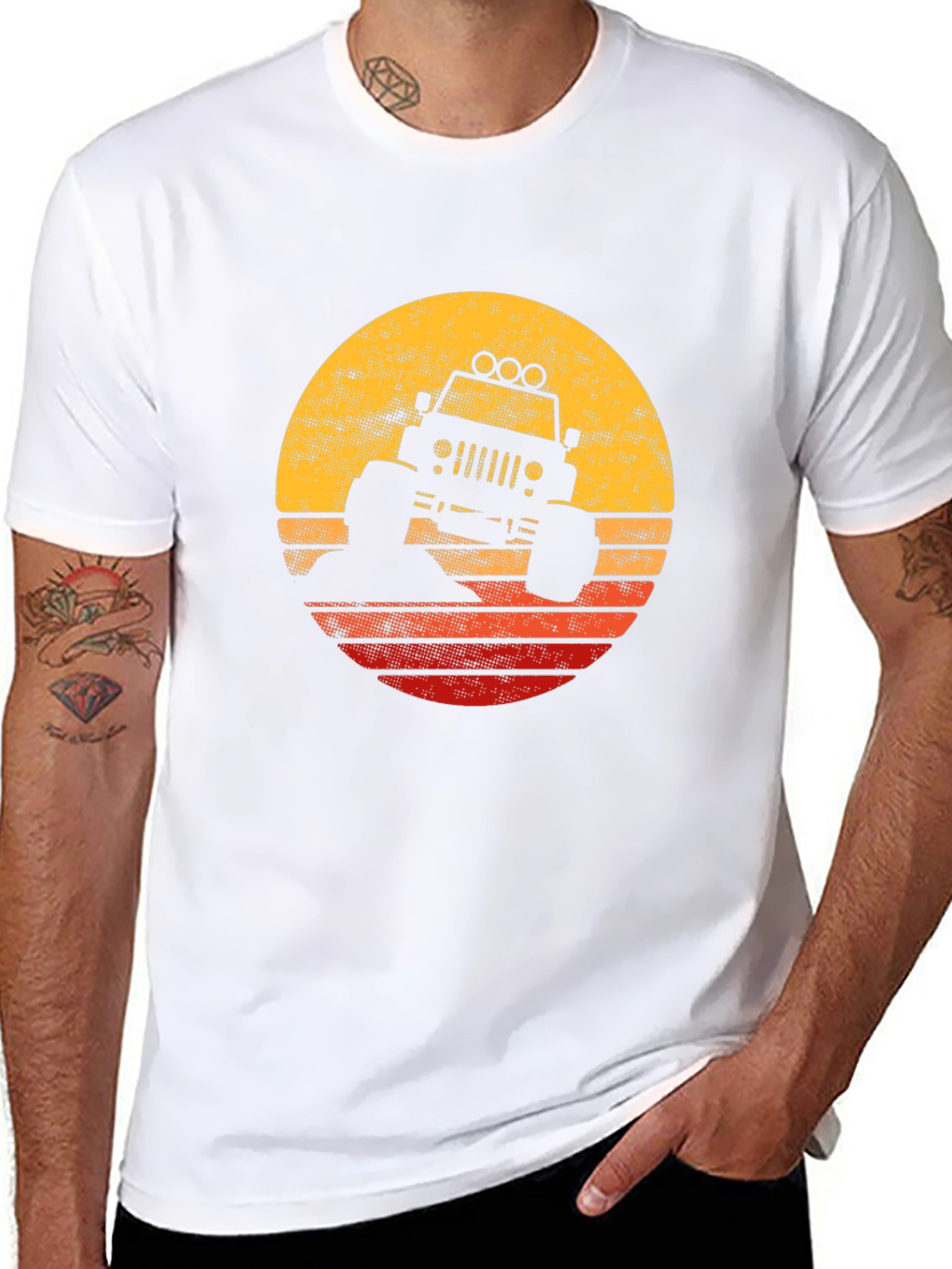 Off-Road Sunset Graphic Tee