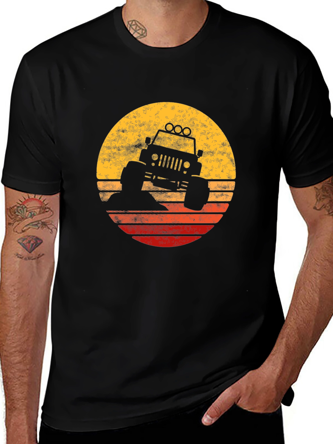 Off-Road Sunset Graphic Tee