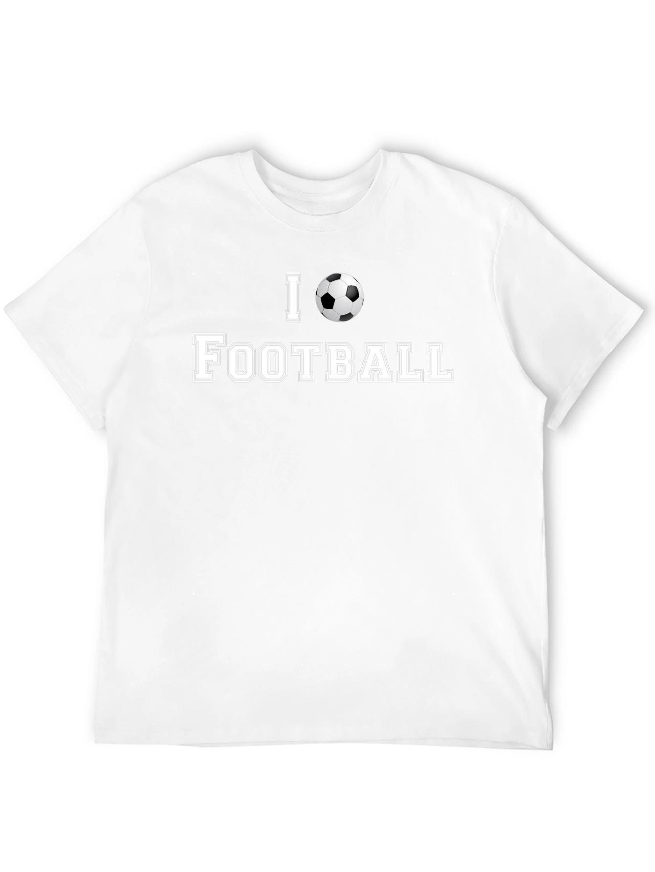I Love Football Graphic T-Shirt