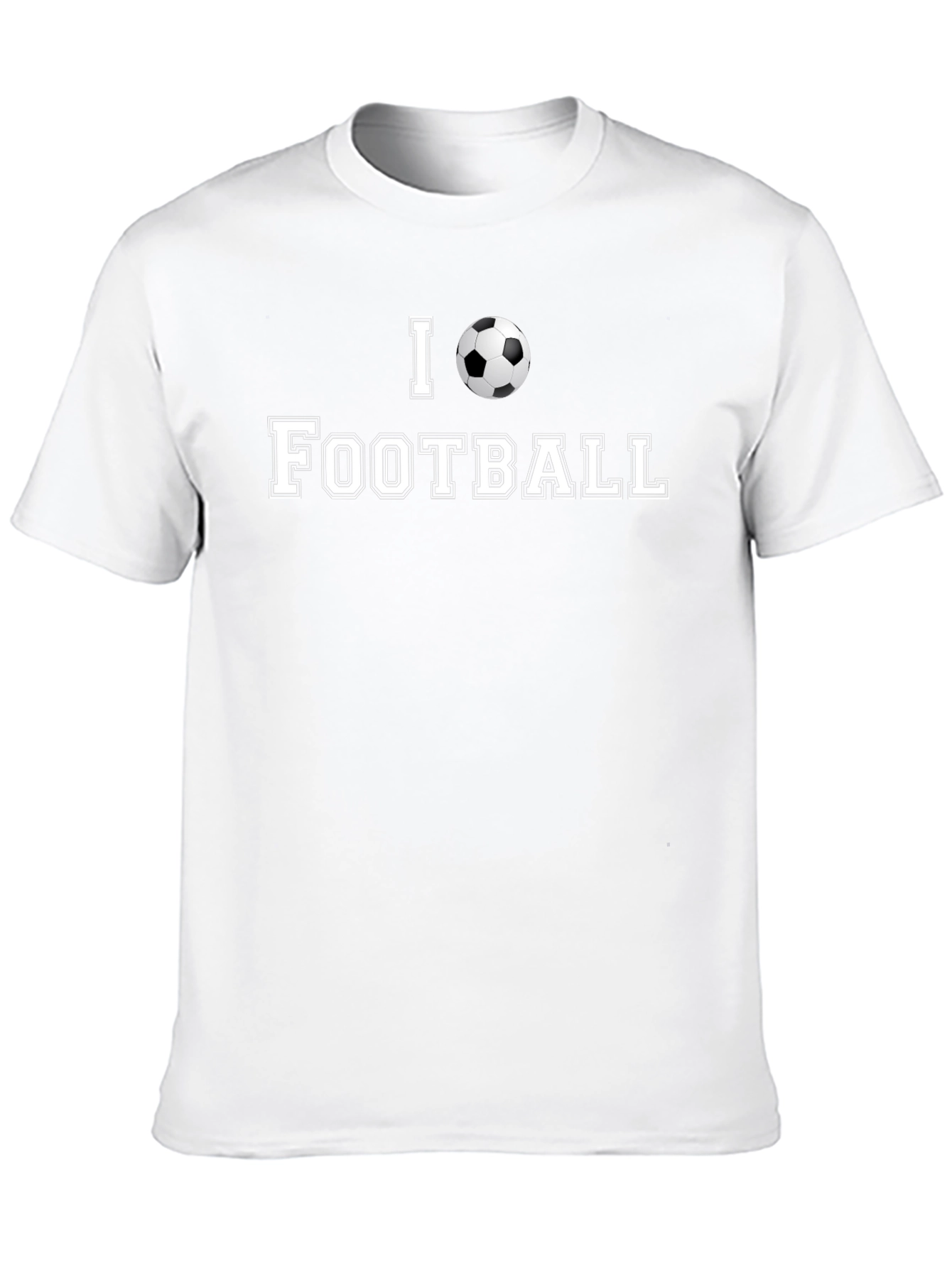 I Love Football Graphic T-Shirt