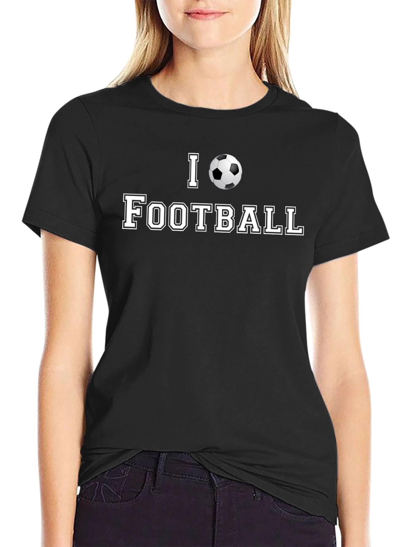 I Love Football Graphic T-Shirt