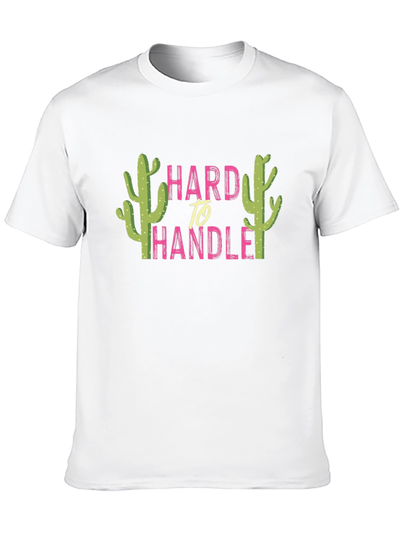 Hard To Handle Cactus Graphic Tee - Black