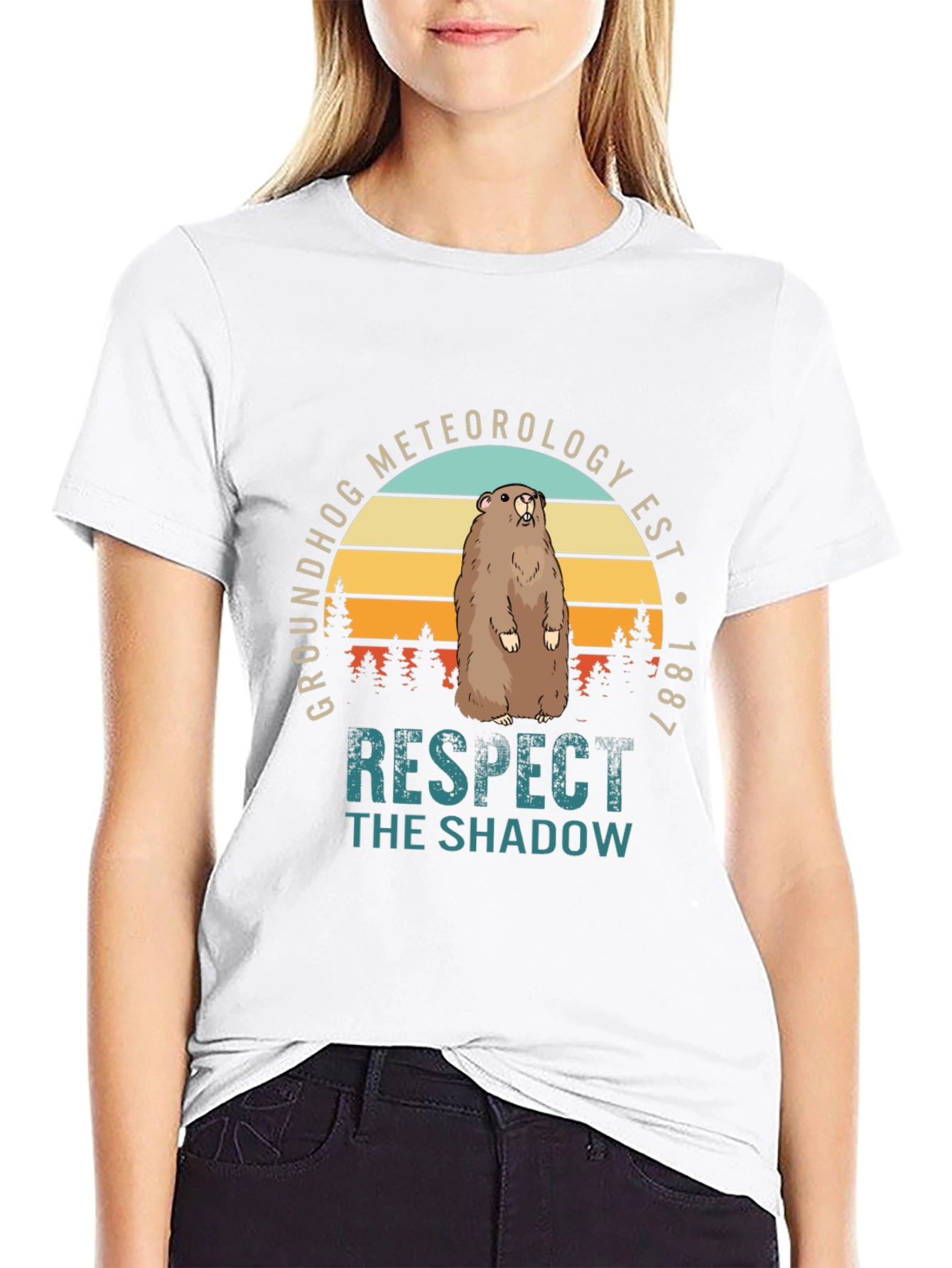Groundhog Meteorology Shirt - Respect The Shadow