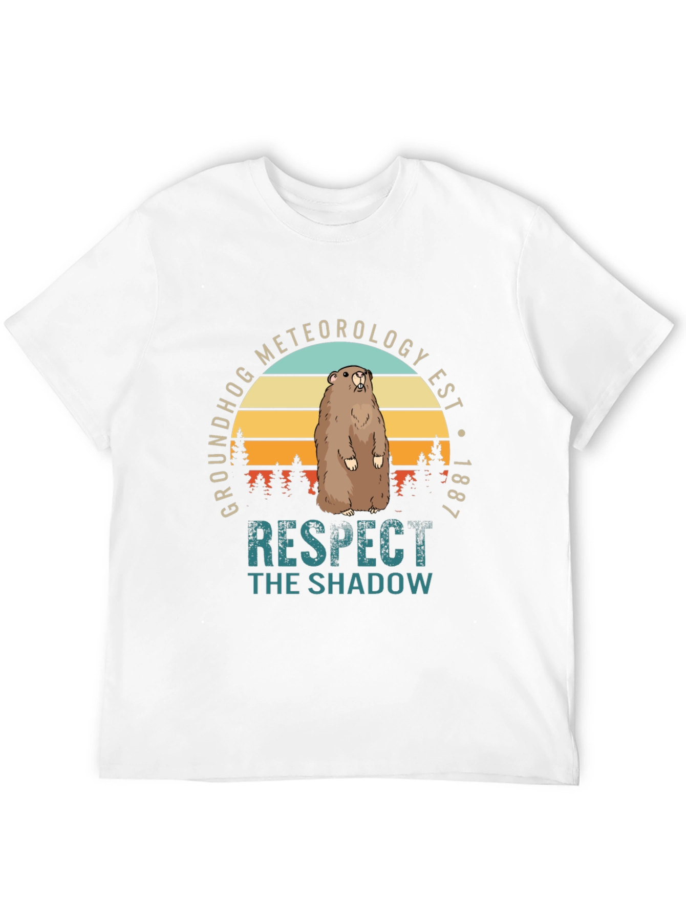 Groundhog Meteorology Shirt - Respect The Shadow